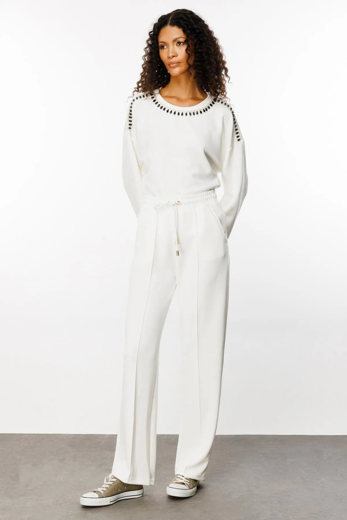 Grass Wide Leg Trousers