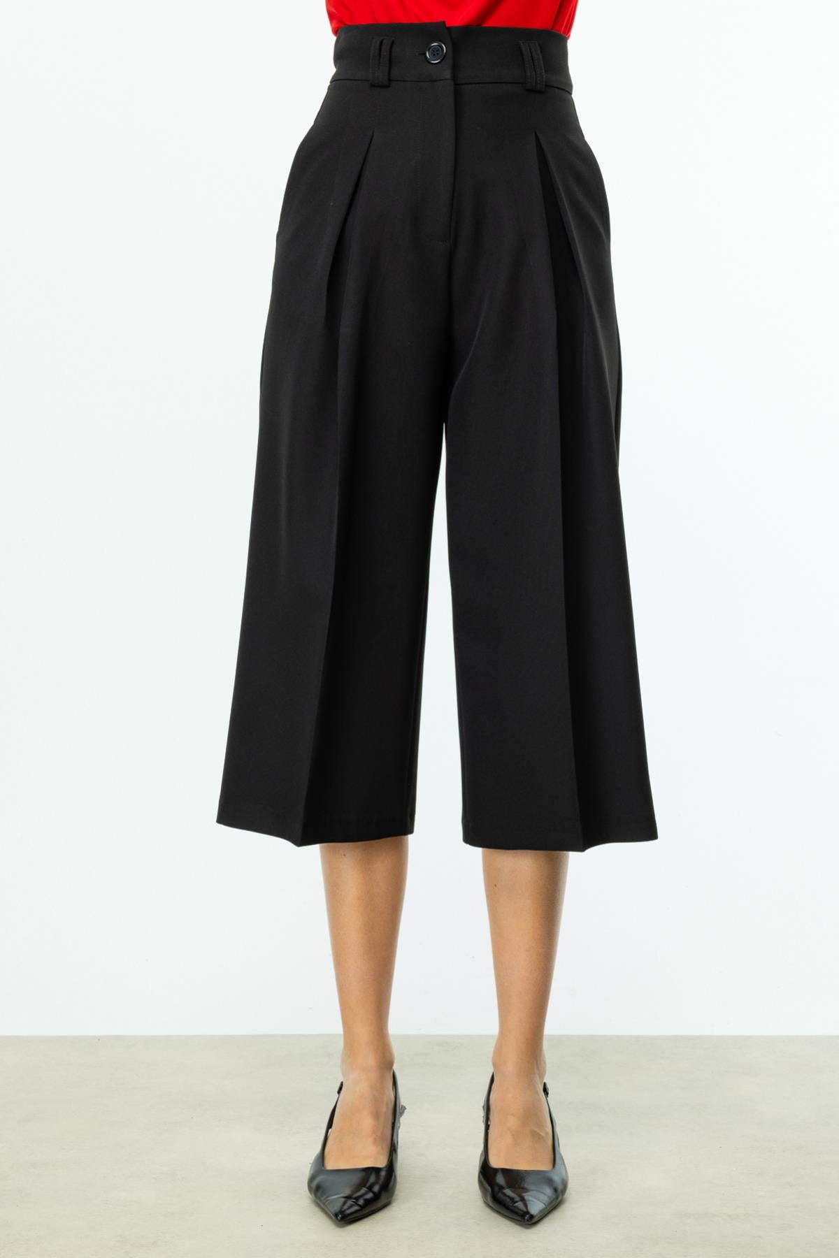 Tek Pile Bol Paça Pantolon