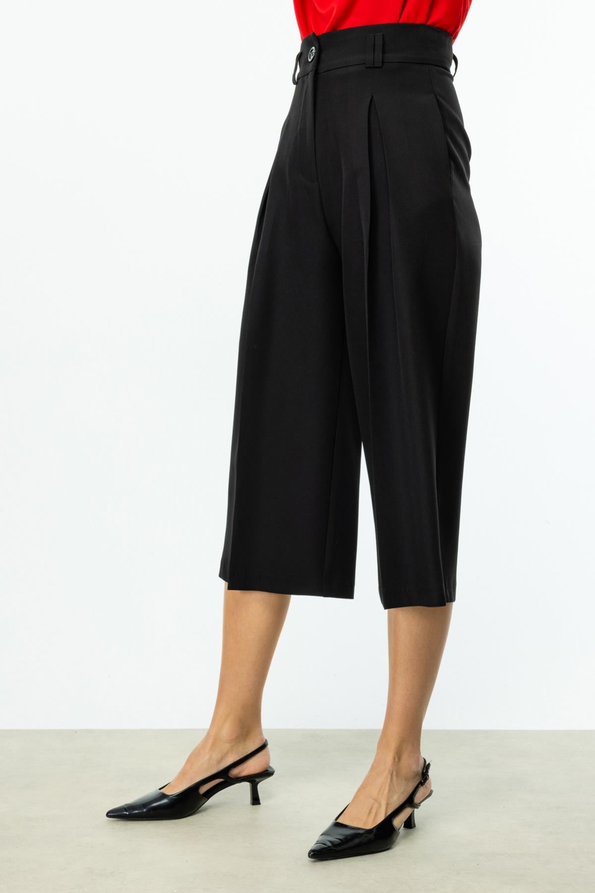 Tek Pile Bol Paça Pantolon