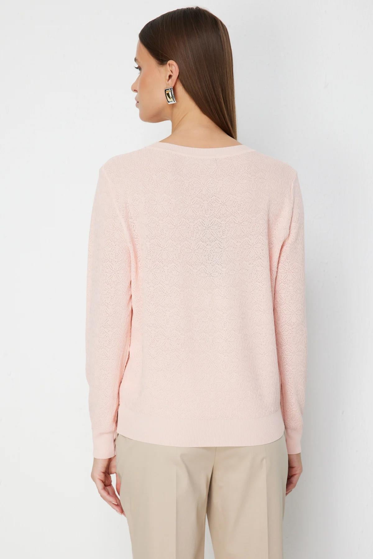 Süs Düğme Detaylı Bluz