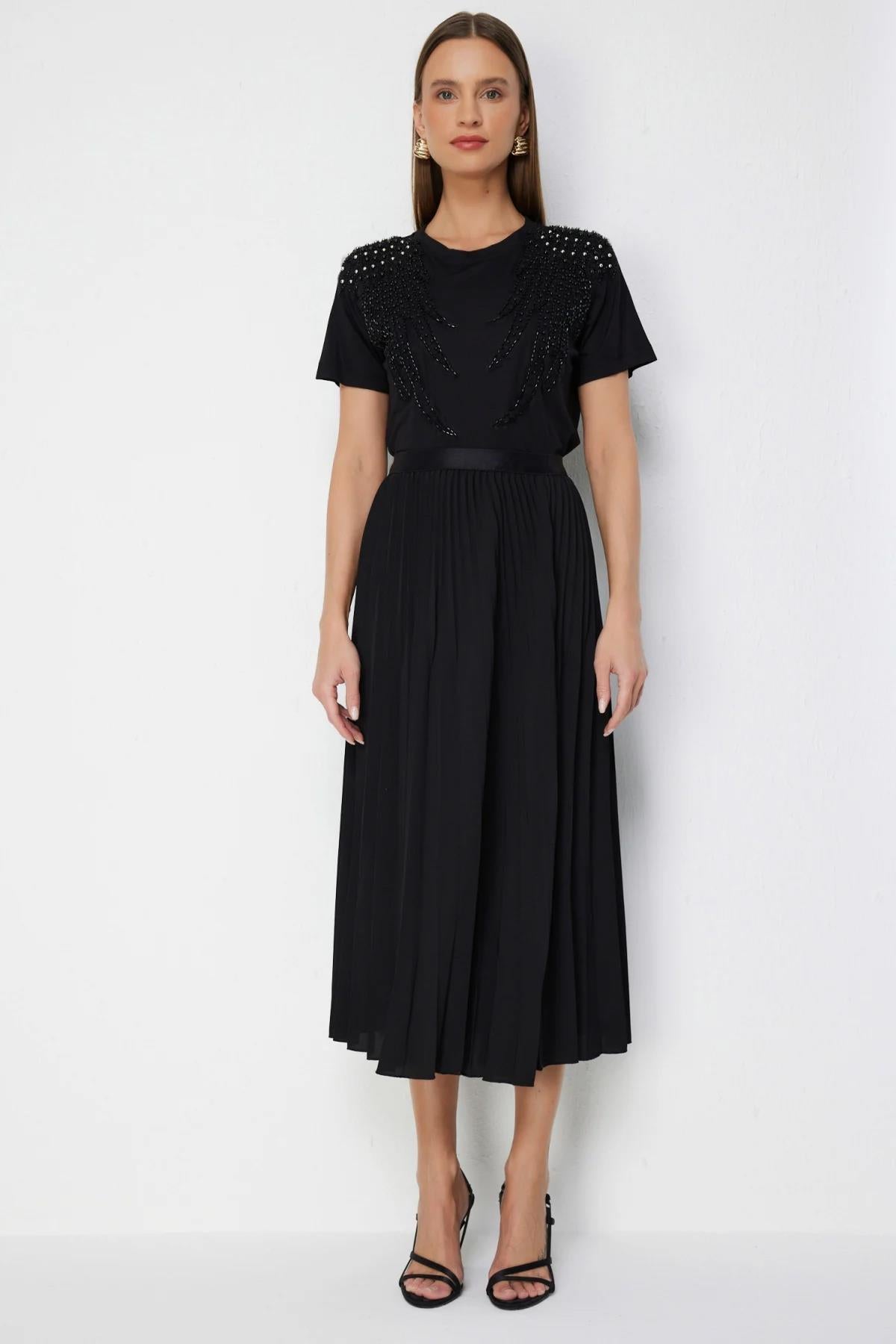 Piliseli Midi Boy Etek