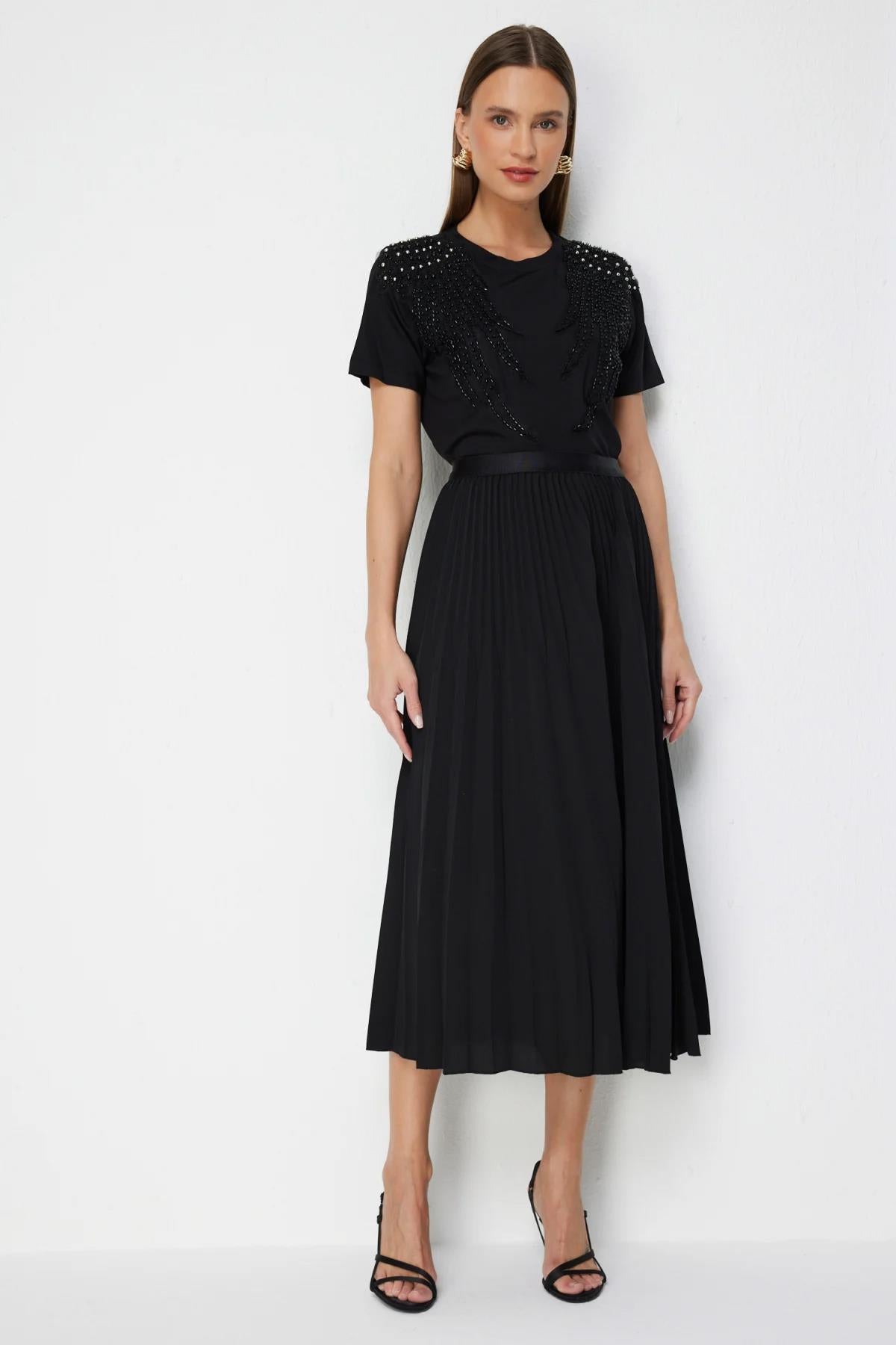 Piliseli Midi Boy Etek