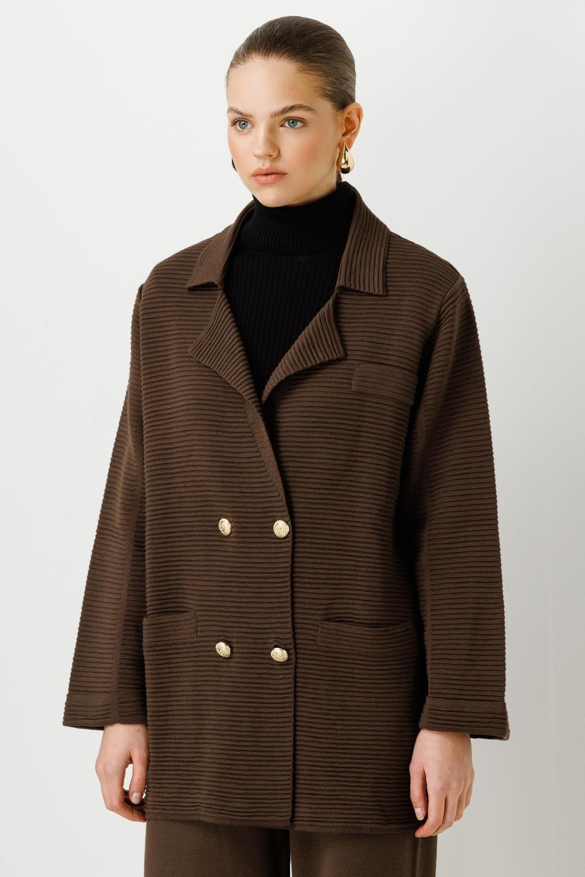 Triko Ceket Pantolon Takımı - Eser Giyim