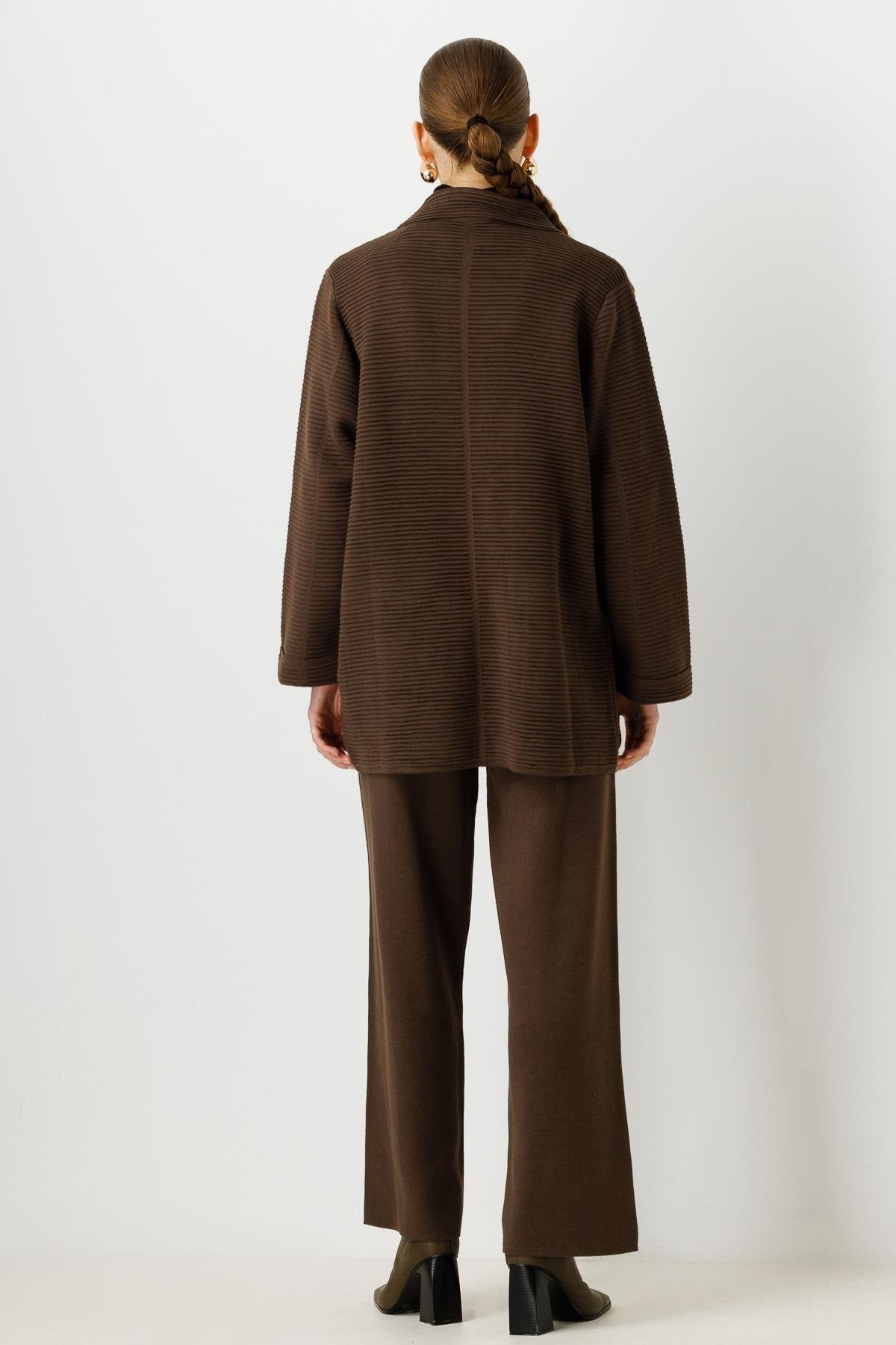 Triko Ceket Pantolon Takımı - Eser Giyim