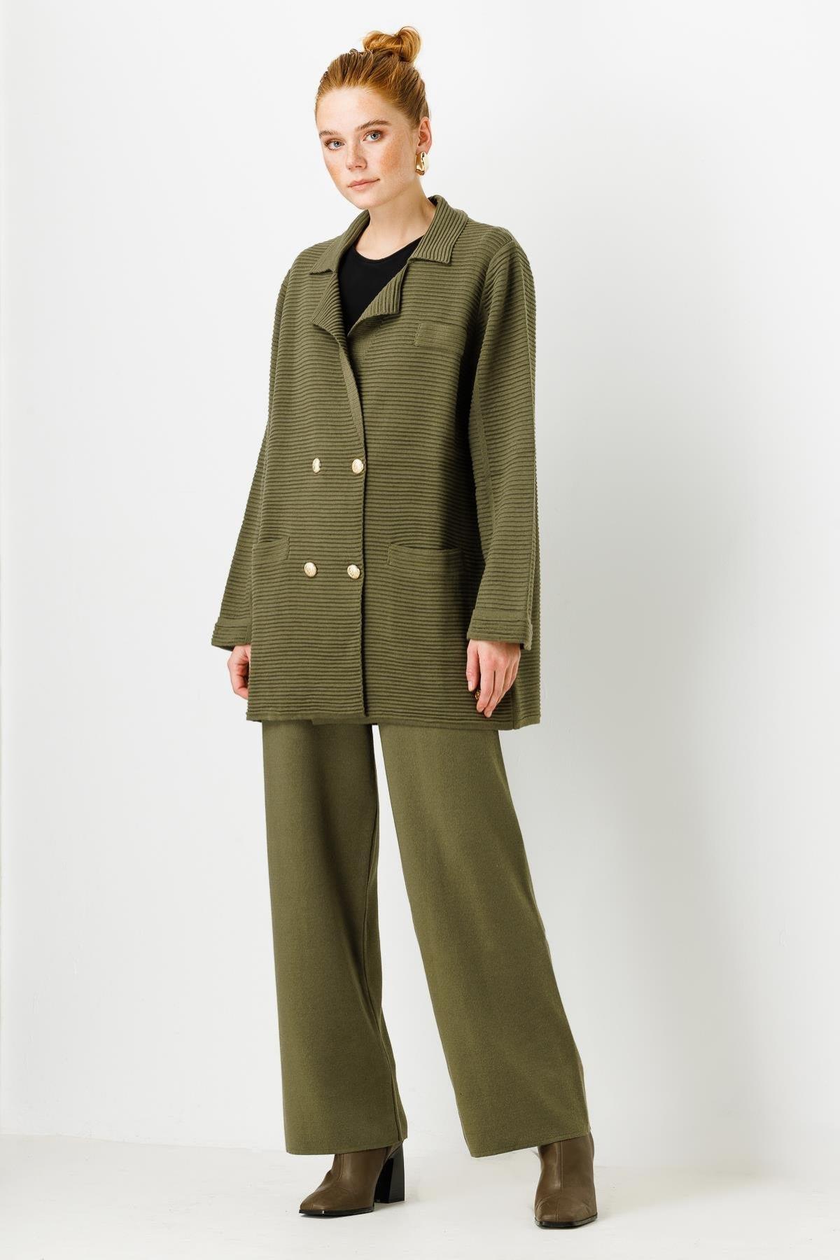 Triko Ceket Pantolon Takımı - Eser Giyim