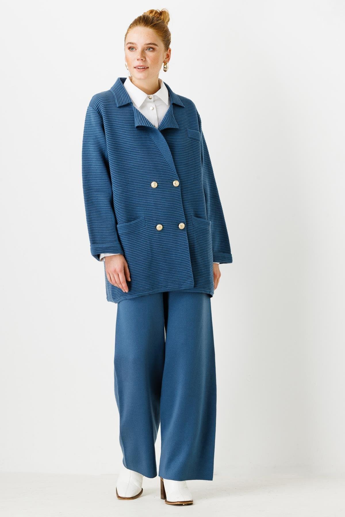 Triko Ceket Pantolon Takımı - Eser Giyim