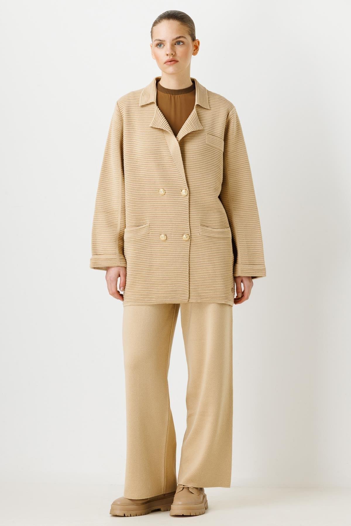 Triko Ceket Pantolon Takımı - Eser Giyim