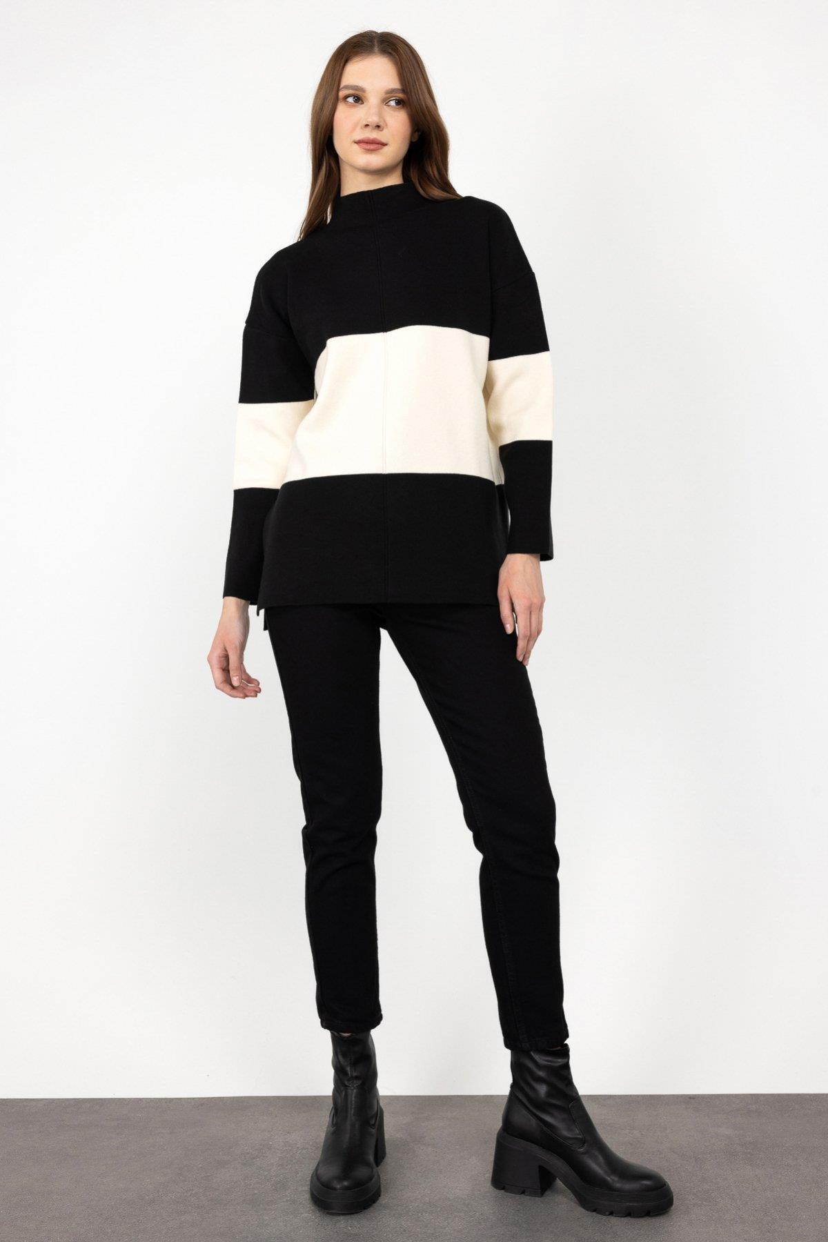 Uzun Bol Paça Ttriko Pantolon - Eser Giyim