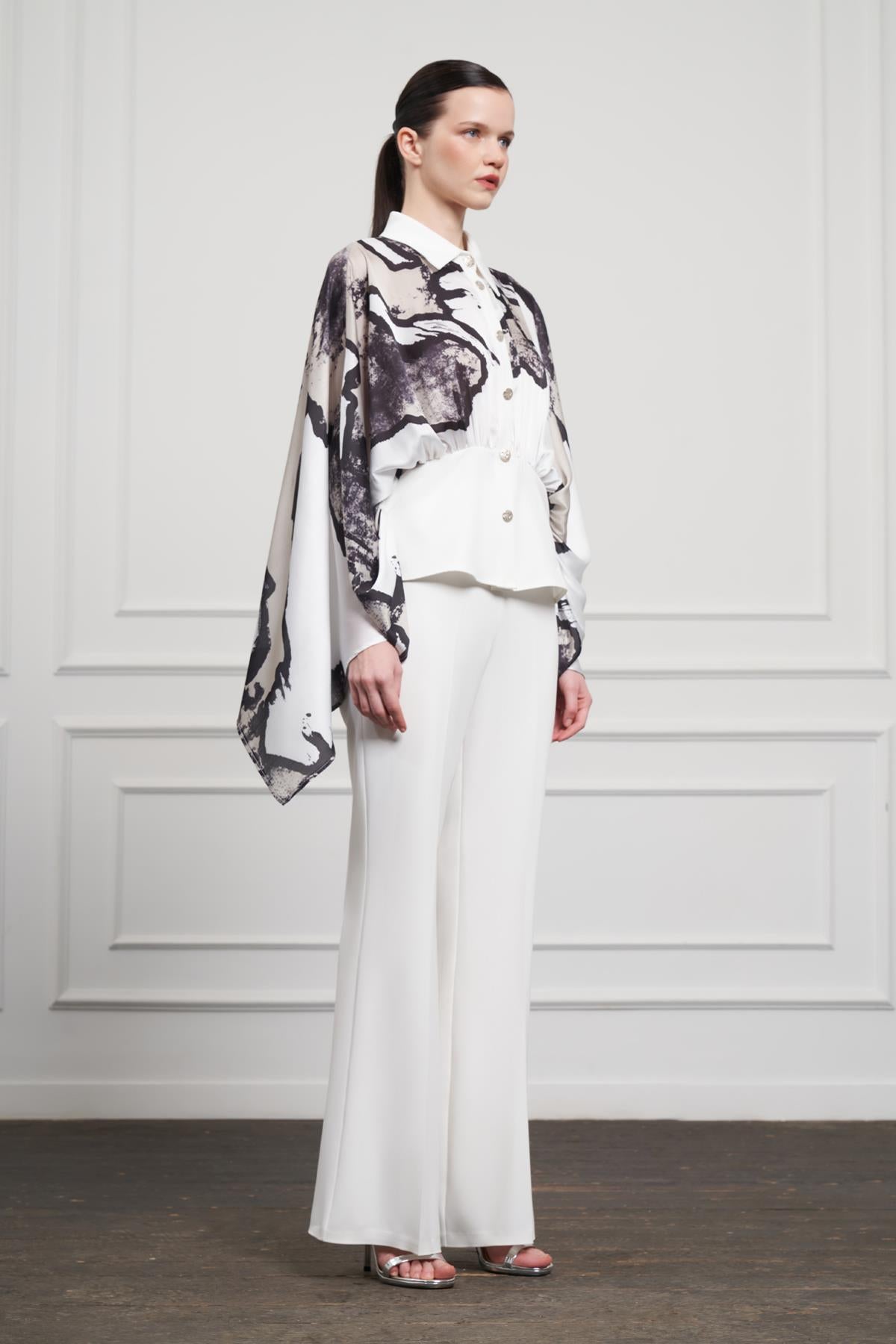 Yarım İspanyol Paça Pantolon