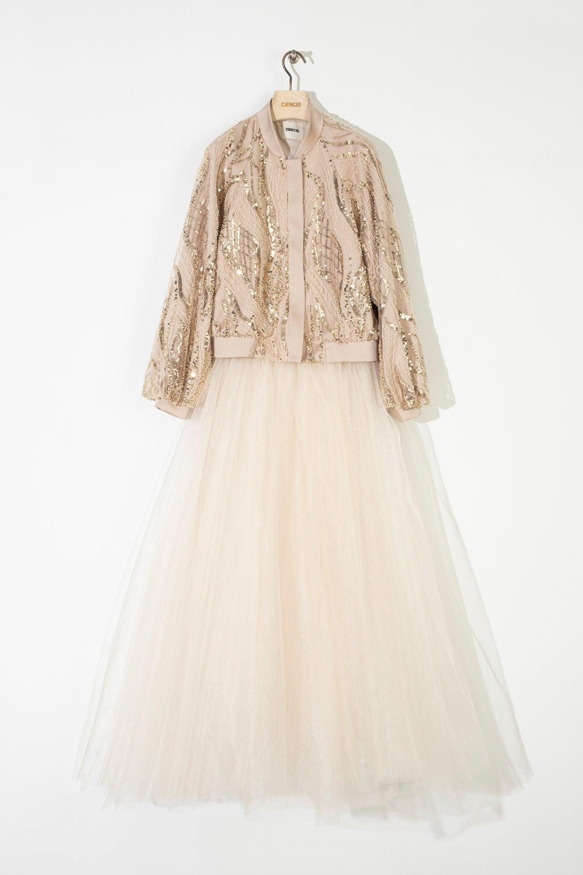 Yüksek Bel Tütü Midi Boy Etek - Eser Giyim