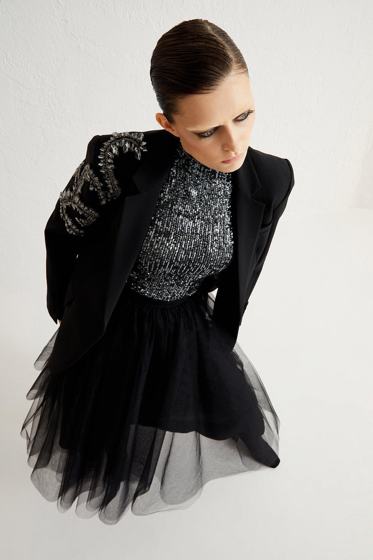 Yüksek Bel Tütü Midi Boy Etek - Eser Giyim