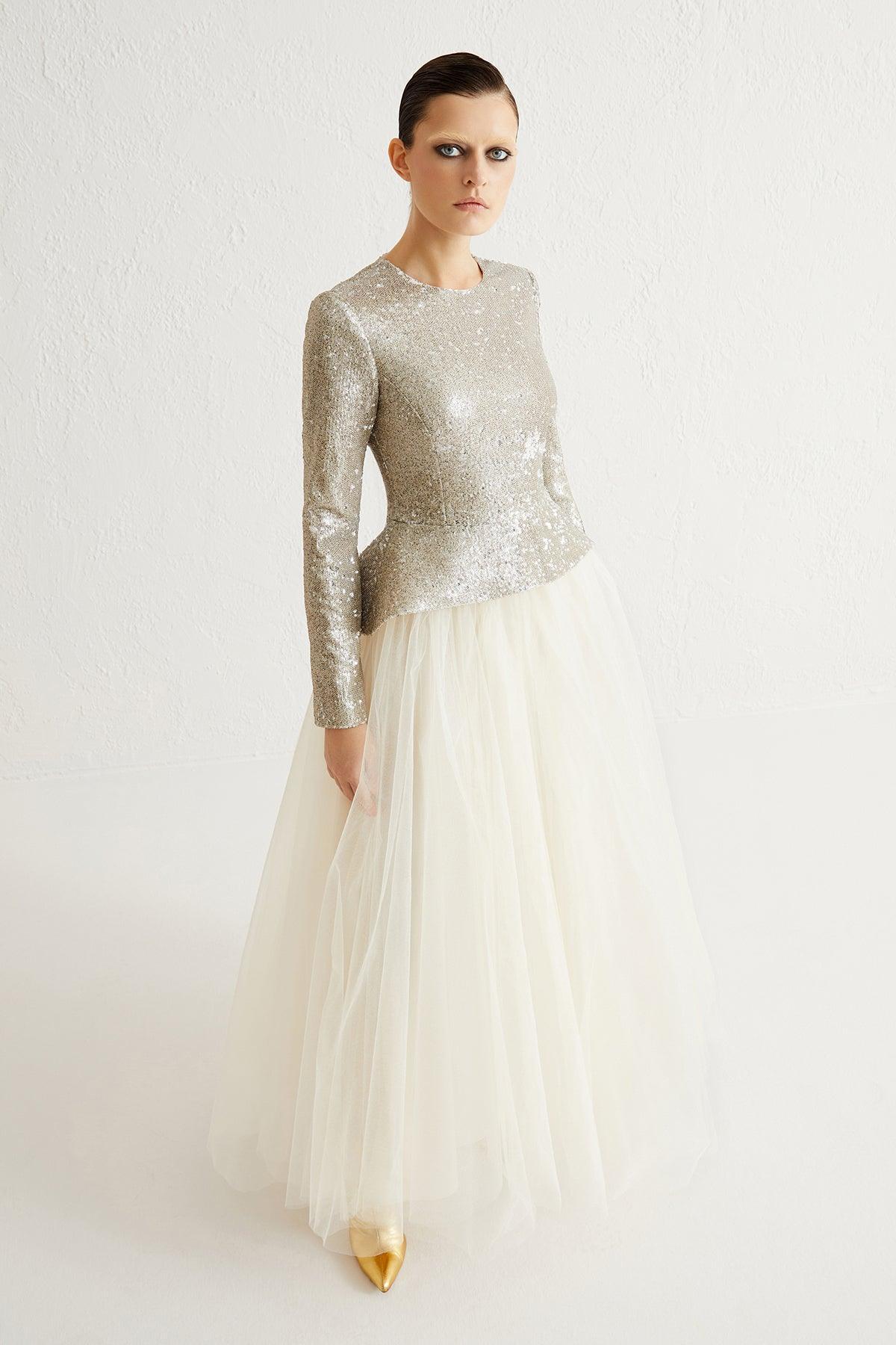 Yüksek Bel Tütü Midi Boy Etek - Eser Giyim