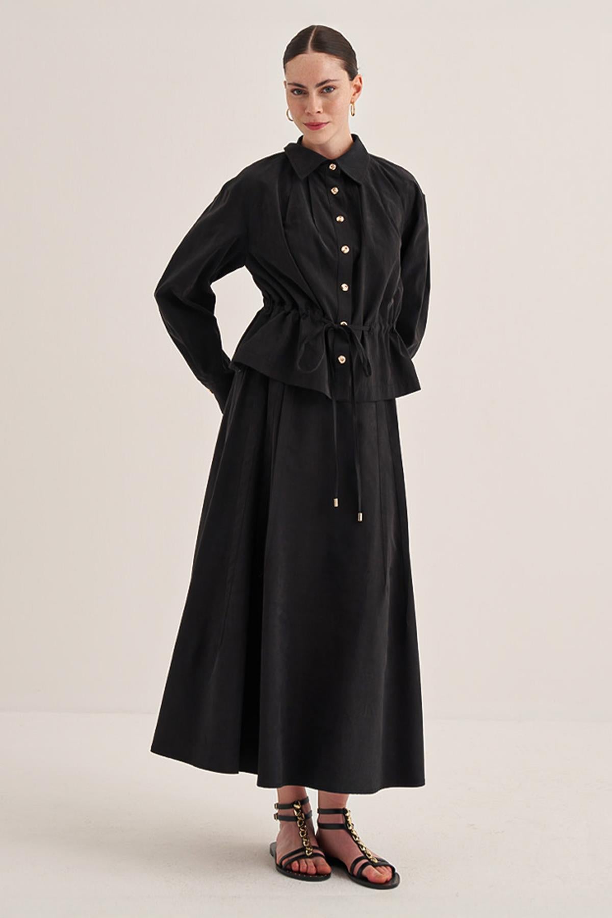 Waist Tied Short Tunic