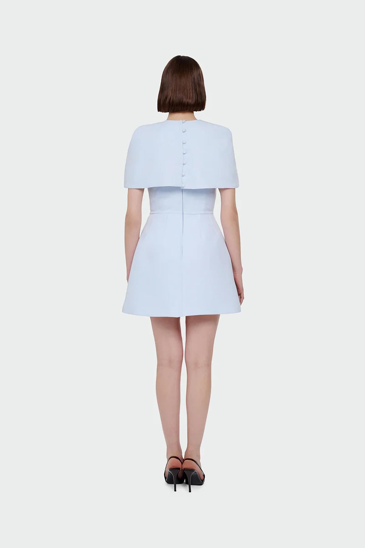 Mini Evening Dress with Bolero Detail