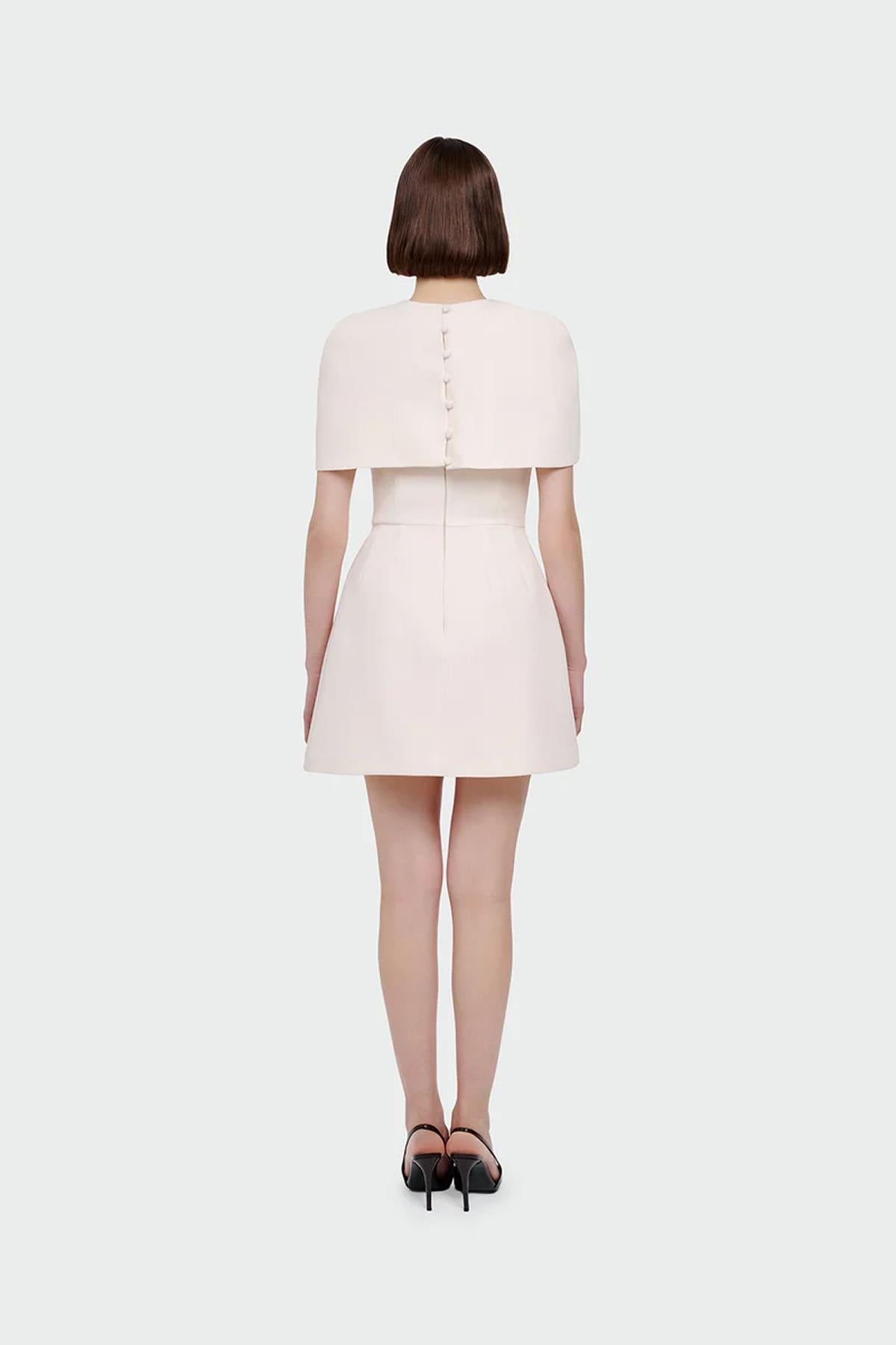 Mini Evening Dress with Bolero Detail