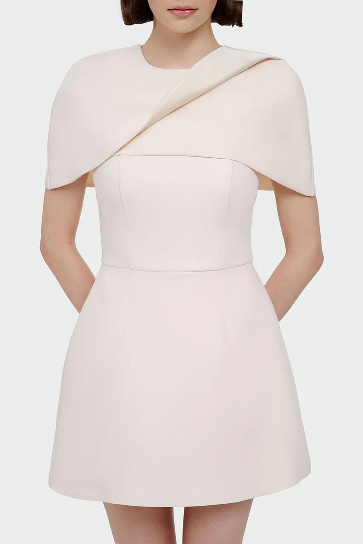 Mini Evening Dress with Bolero Detail