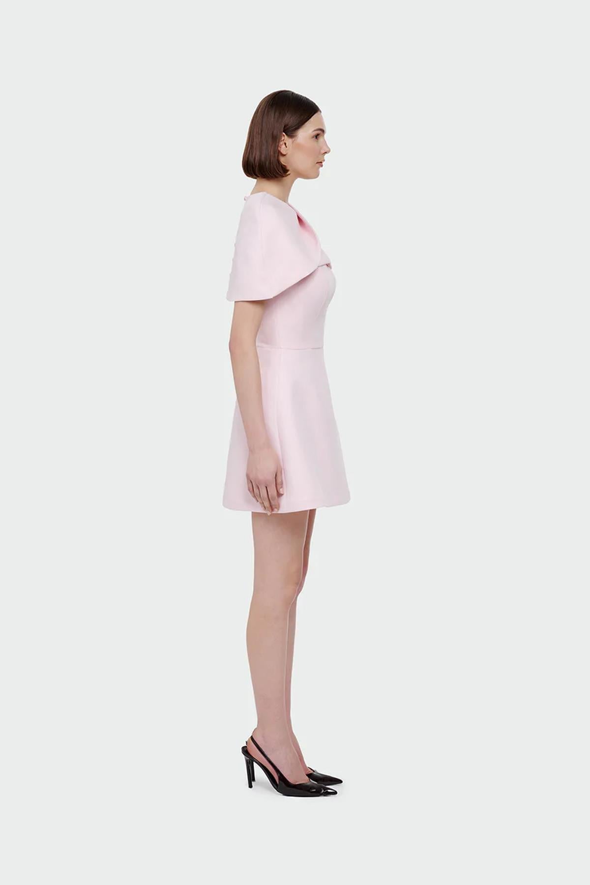 Mini Evening Dress with Bolero Detail