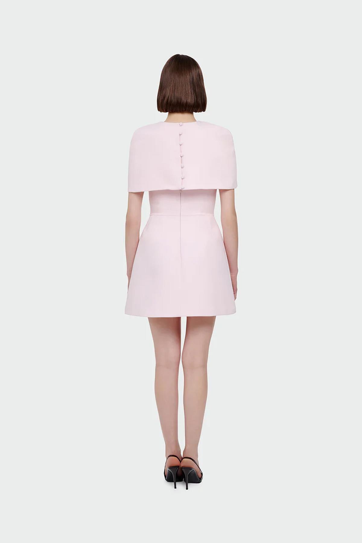 Mini Evening Dress with Bolero Detail