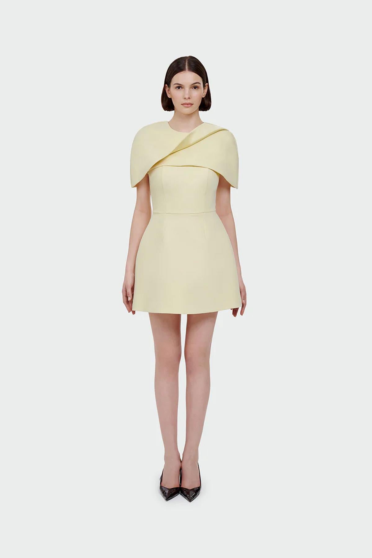 Mini Evening Dress with Bolero Detail