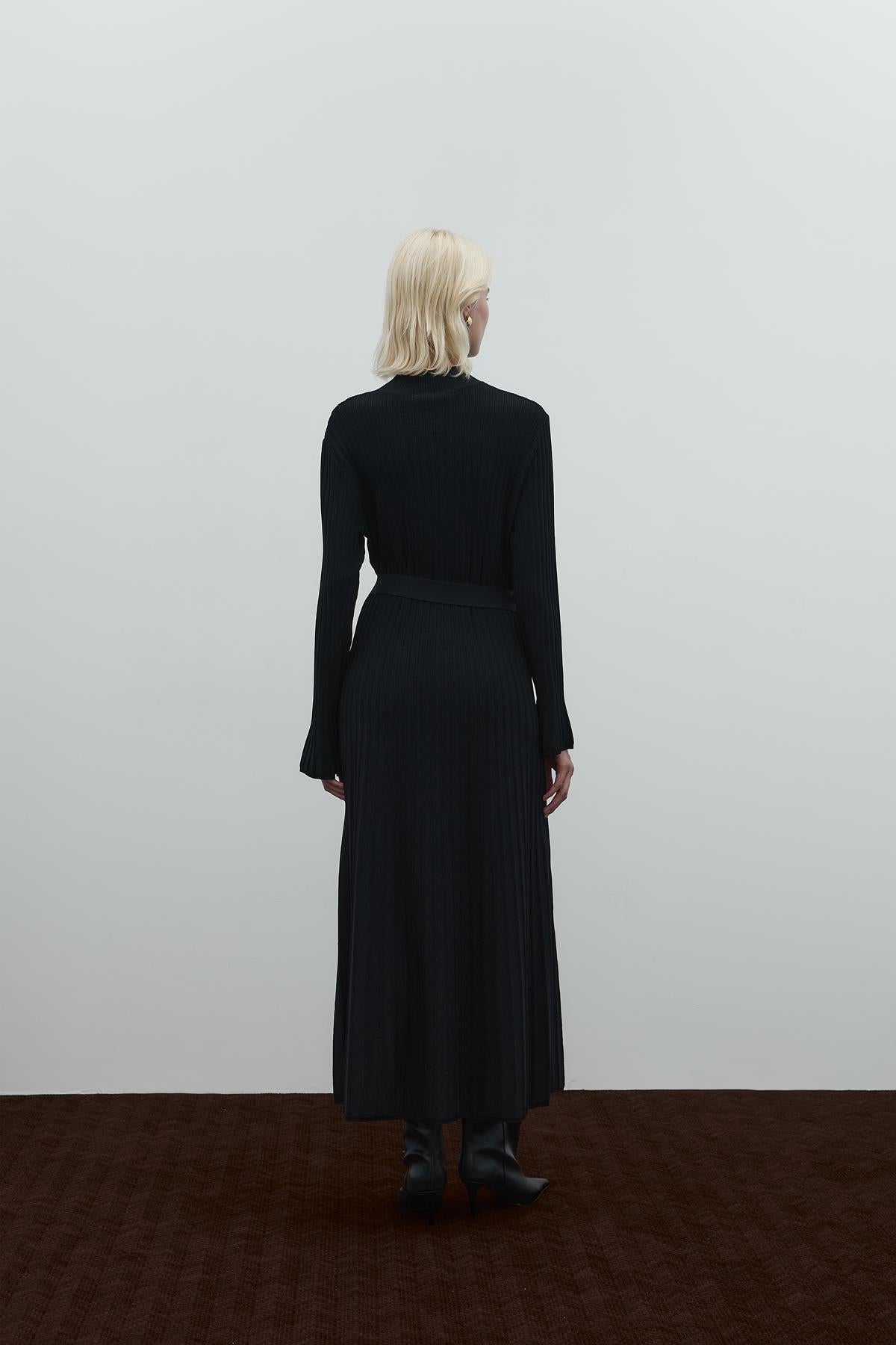 Belted Knit Dress