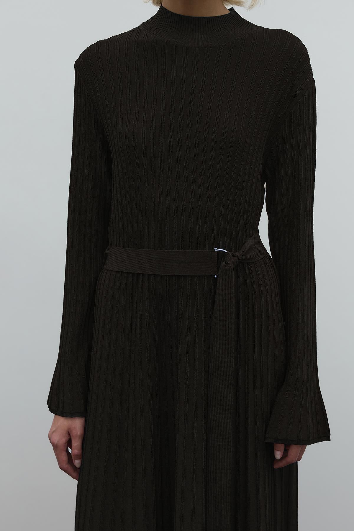Belted Knit Dress