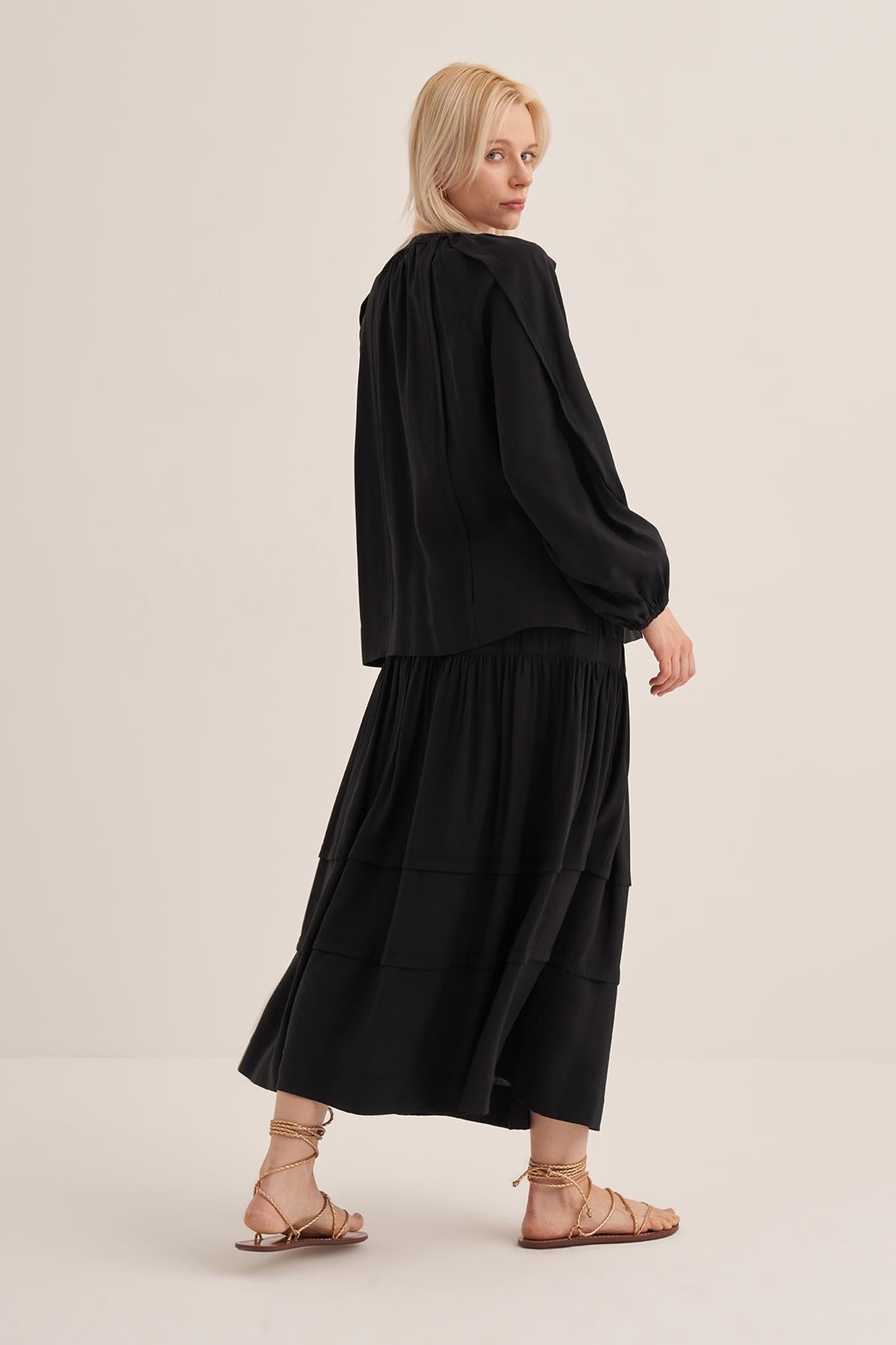 Collar Laced Sport Stitch Short Tunic