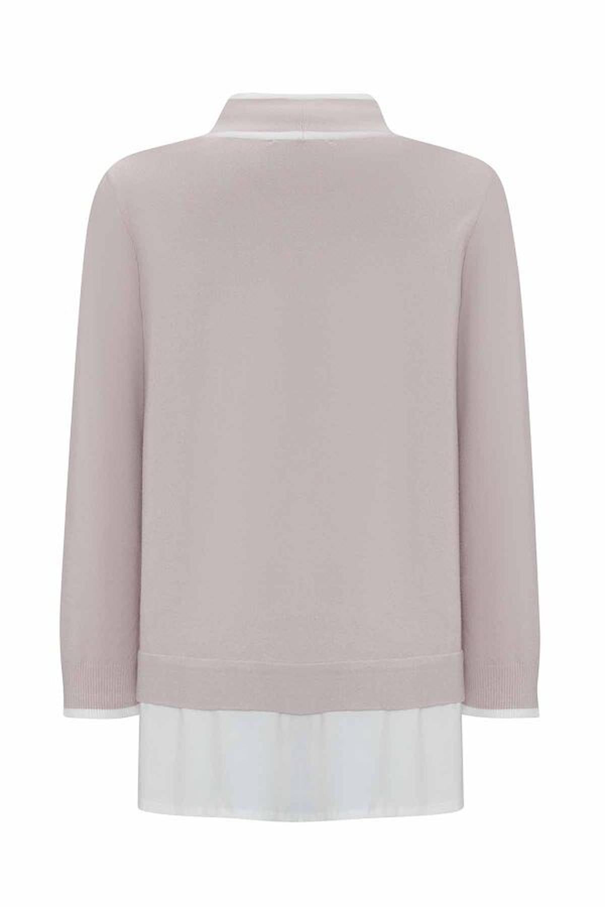 Yakası Büzgülü Cepli Triko Tunik