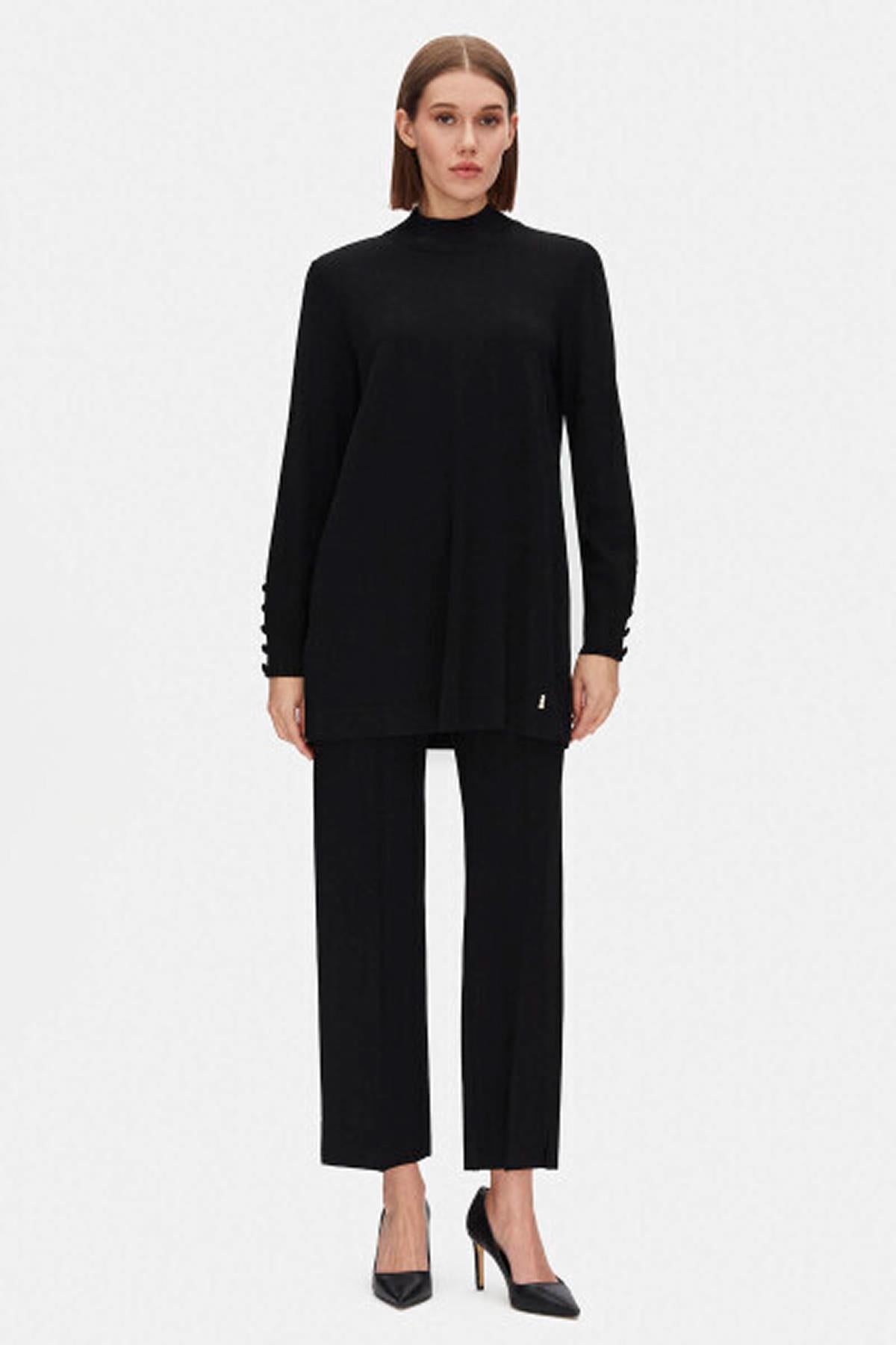 Tube Leg Knitwear Trousers