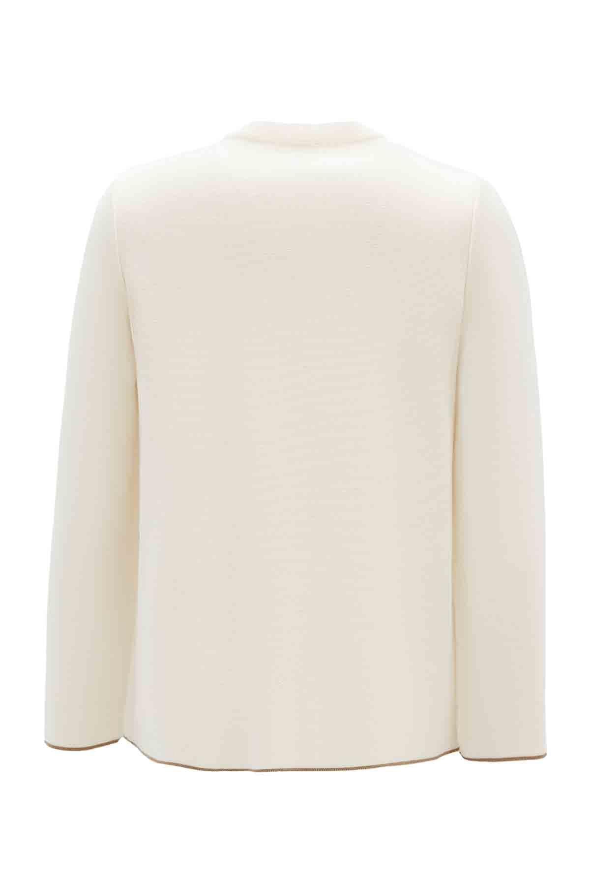 Cepli Triko Kısa Ceket