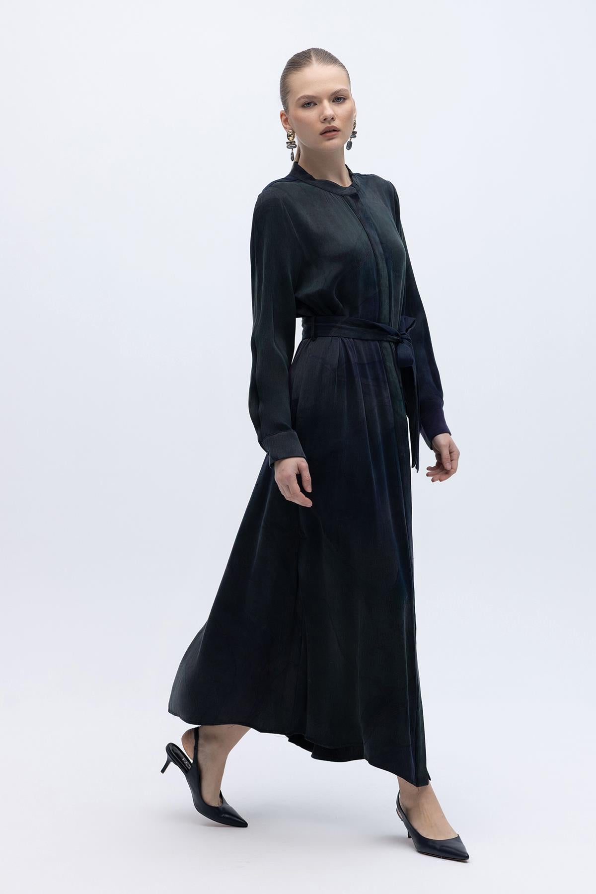 Long Coat with Belt
