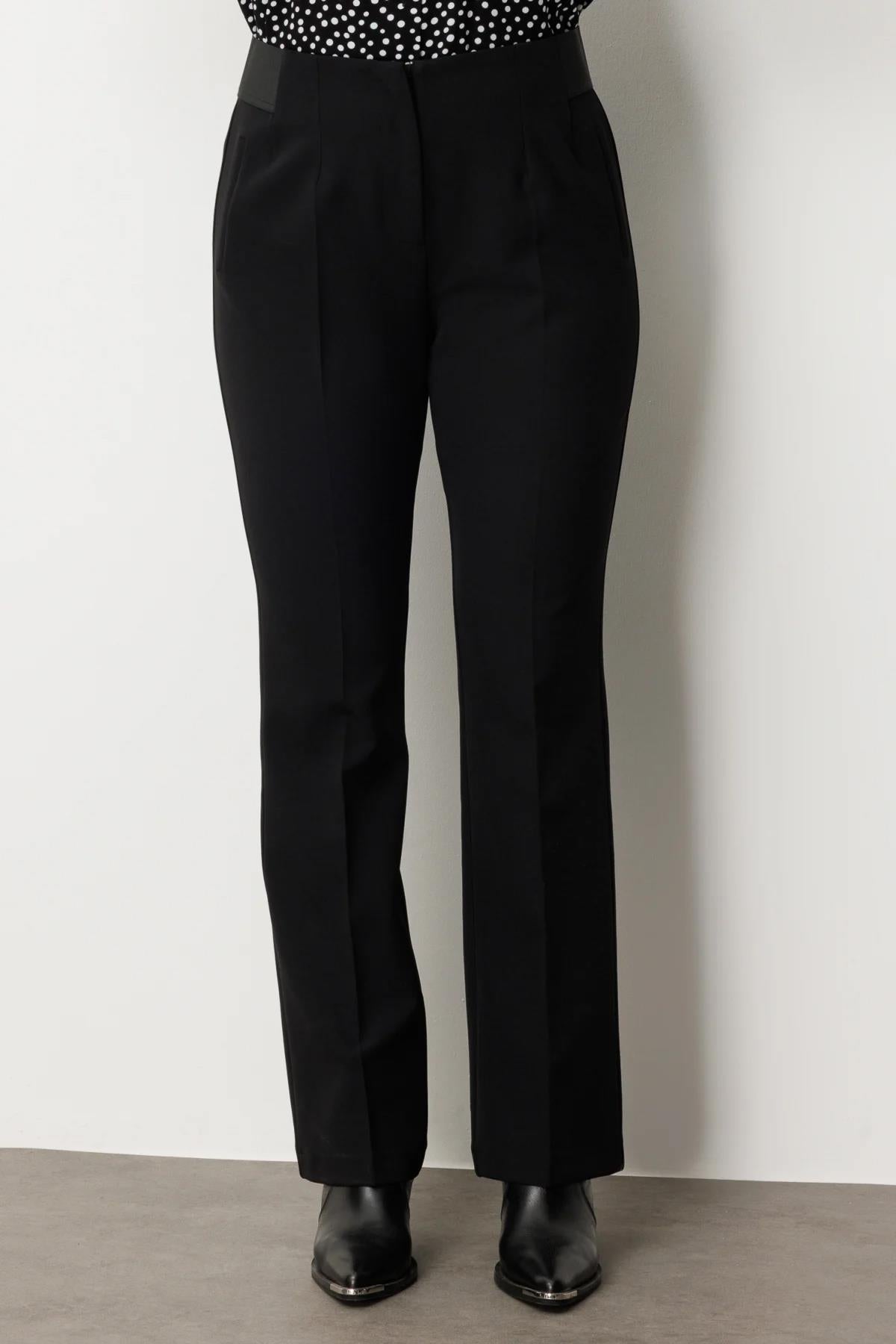 Beli Kalın Lastikli Büyük Beden Pantolon