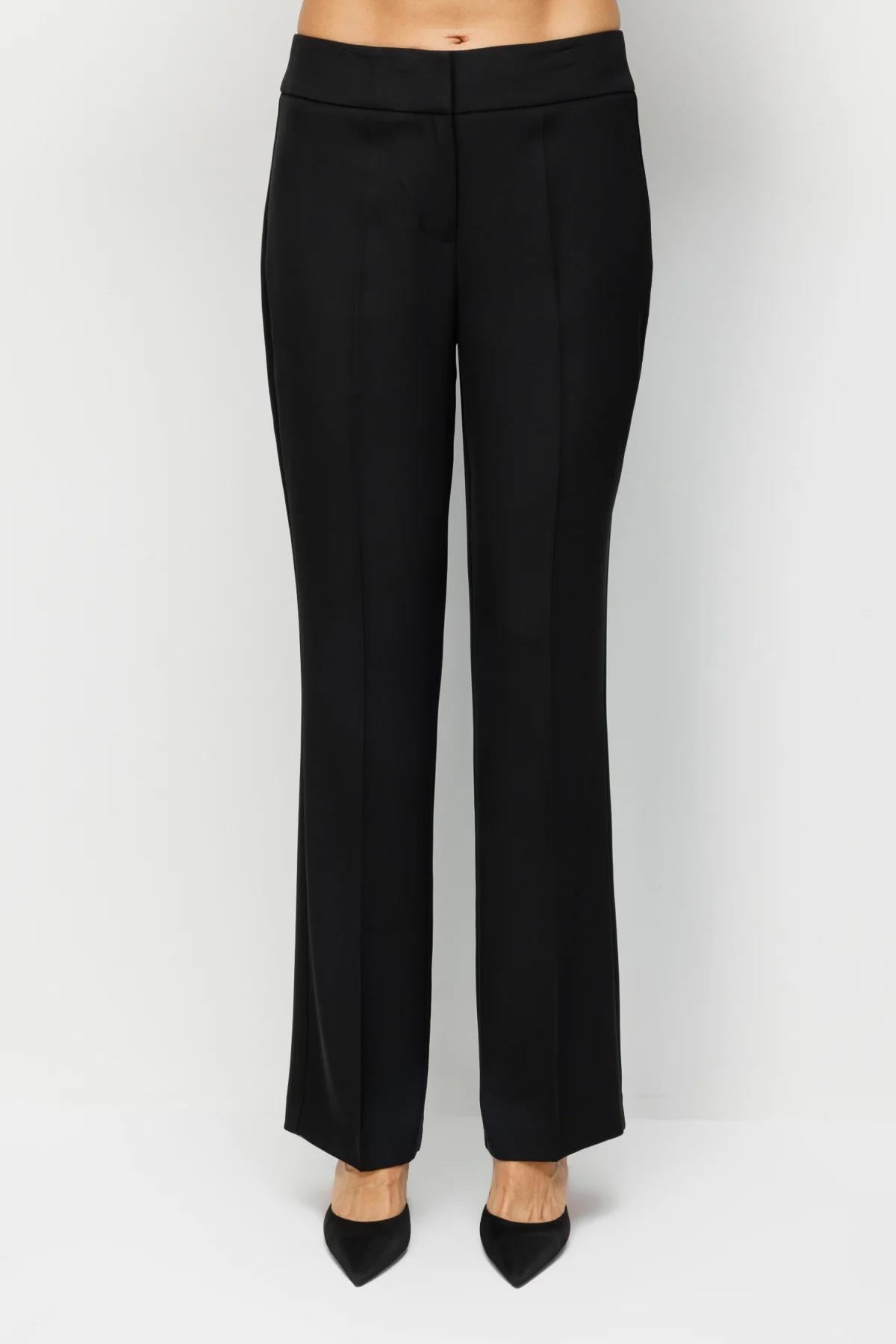 Bol Paça Krep Kumaş Pantolon