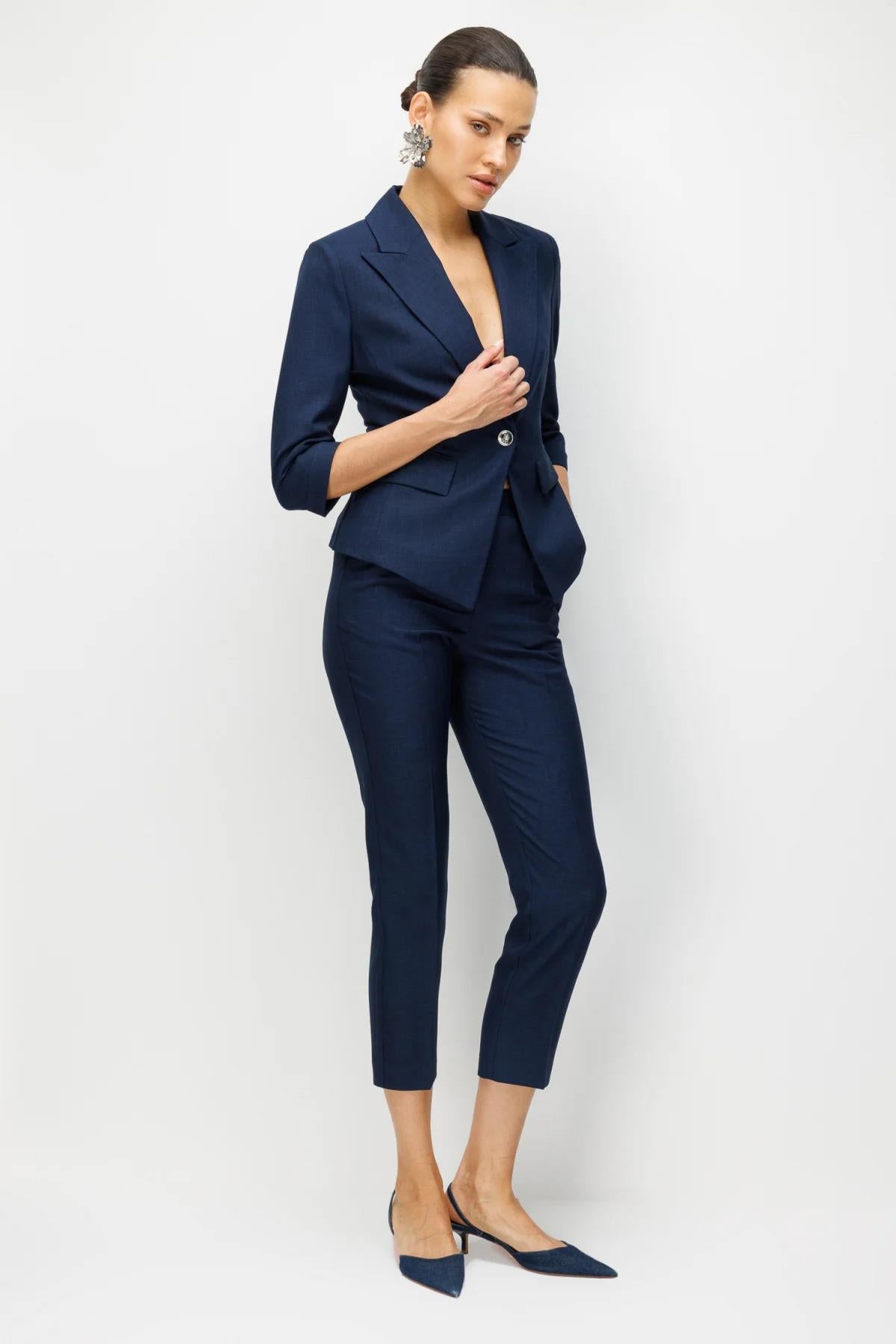 Kapak Cepli Duble Kol Kısa Ceket