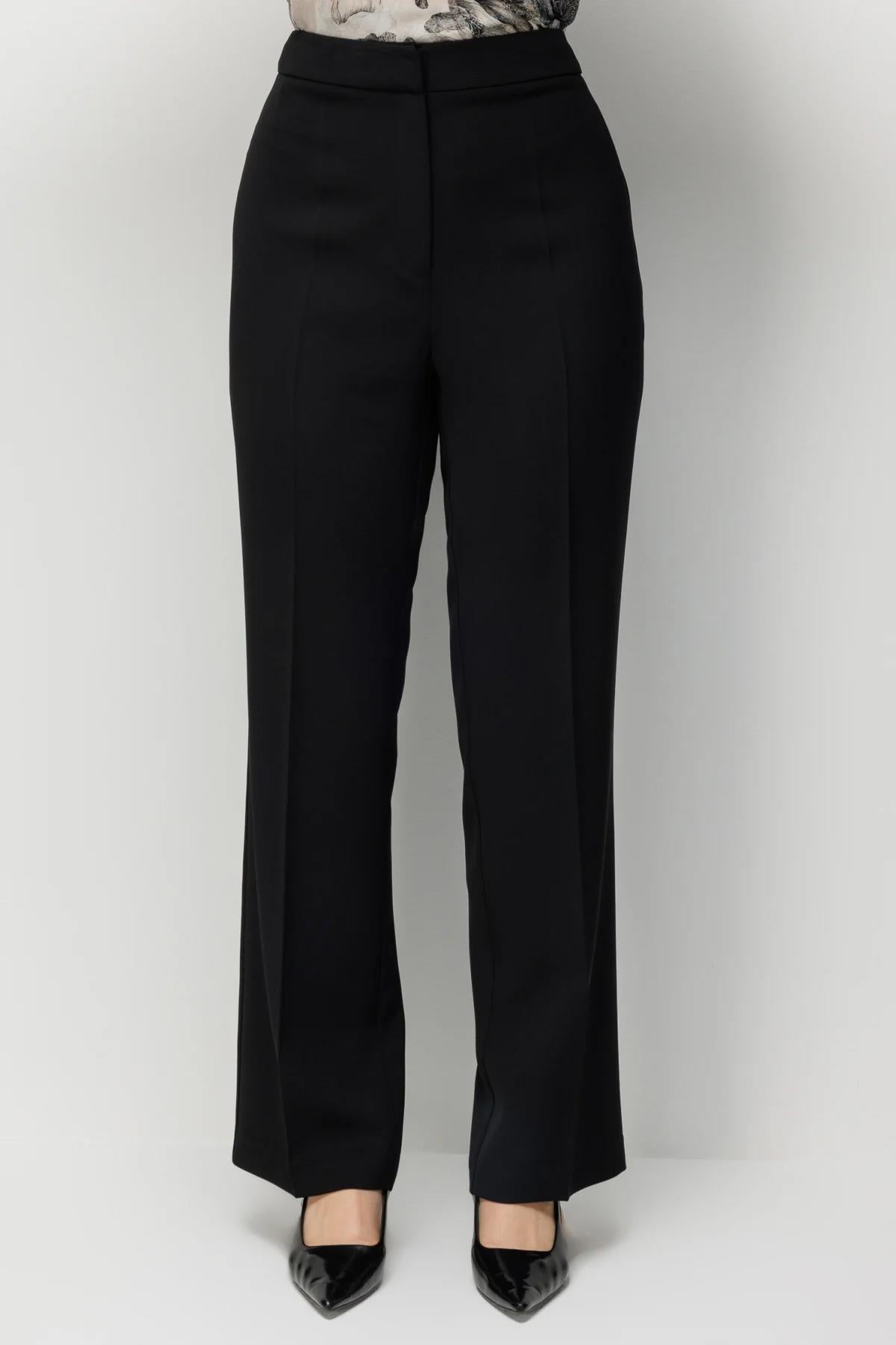 Yüksek Bel Bol Paça Büyük Beden Pantolon