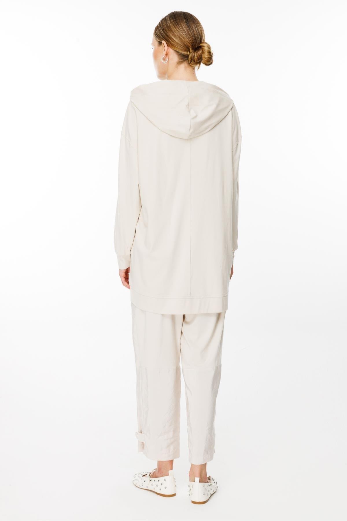 Fermuarlı Tunik Pantolon Takım - Eser Giyim