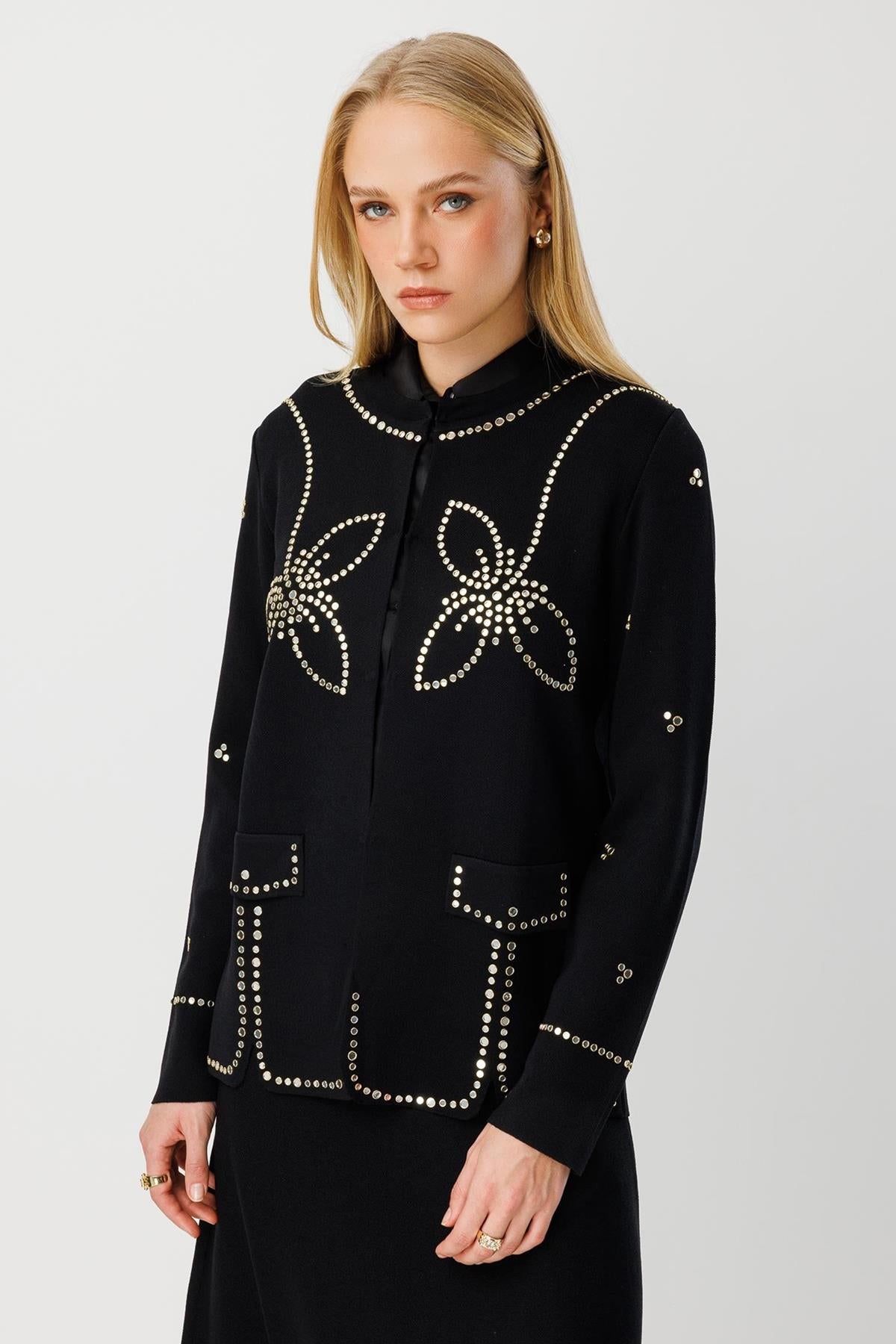 Metal İşleme Detaylı Triko Takım