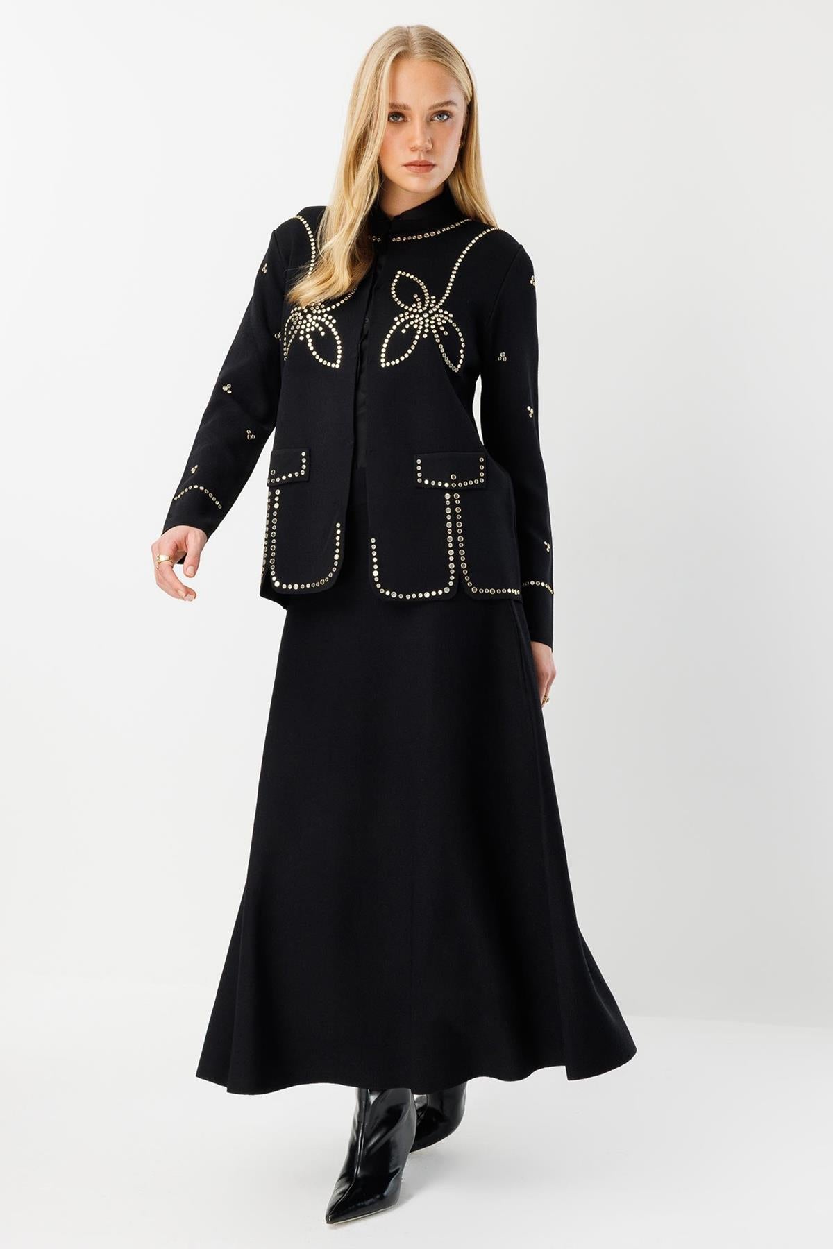 Metal İşleme Detaylı Triko Takım