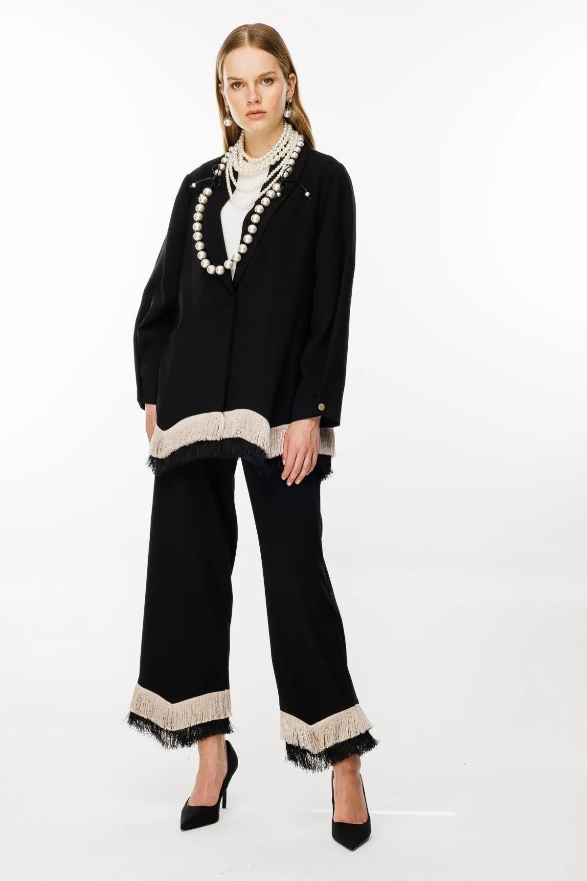 Tassel Detailed Suit