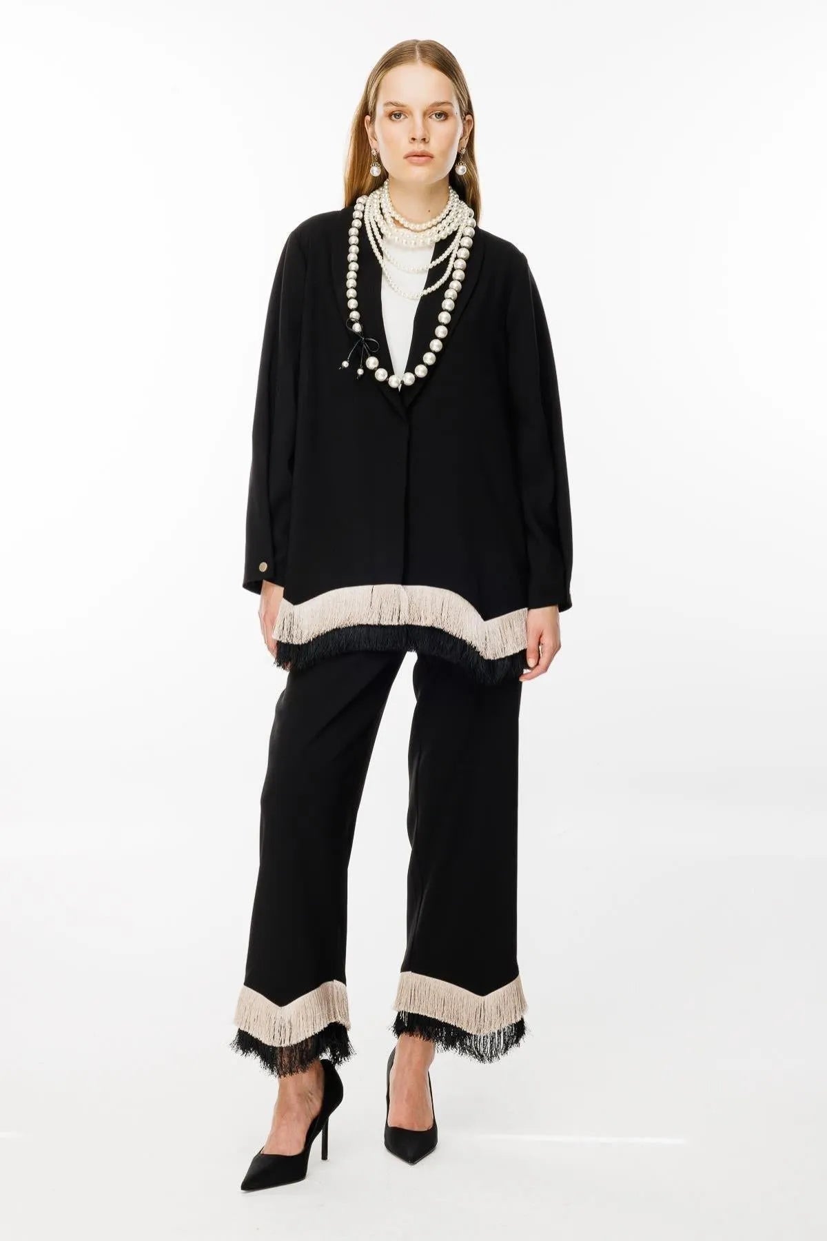 Tassel Detailed Suit