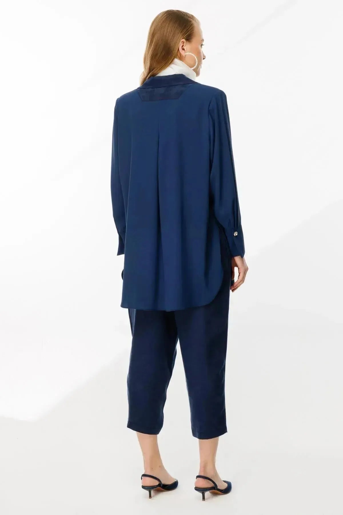 Tied Jacket and Trousers Double Suit