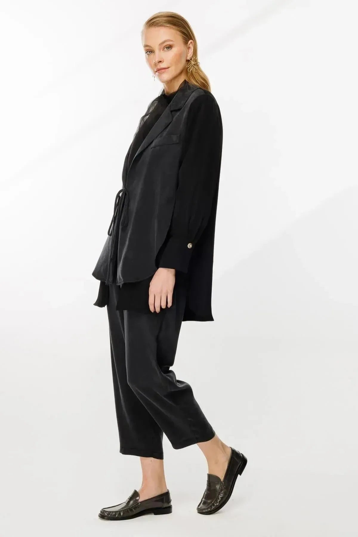 Tied Jacket and Trousers Double Suit