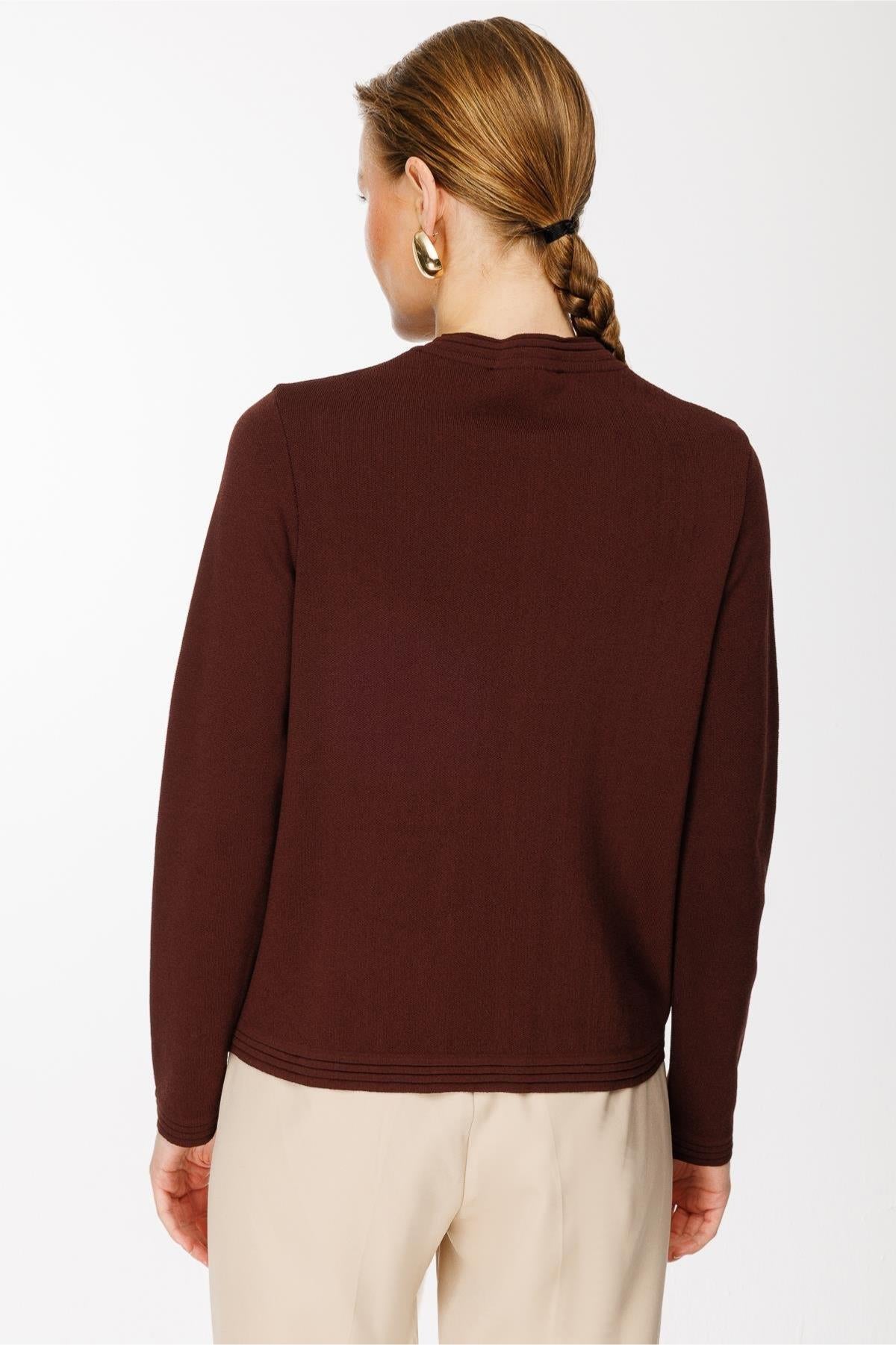 Stud Detailed Knitwear Jacket