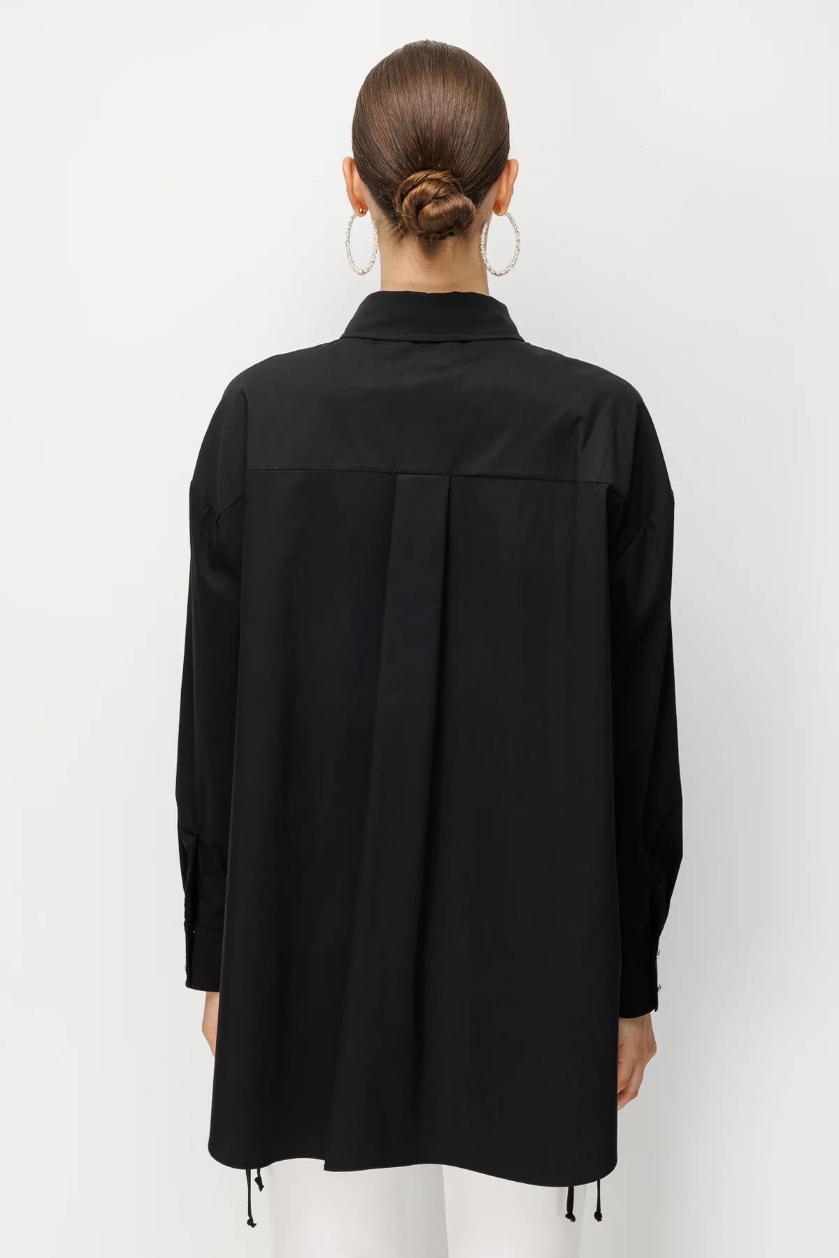Tunic with Side Tie Detail and Embroidery