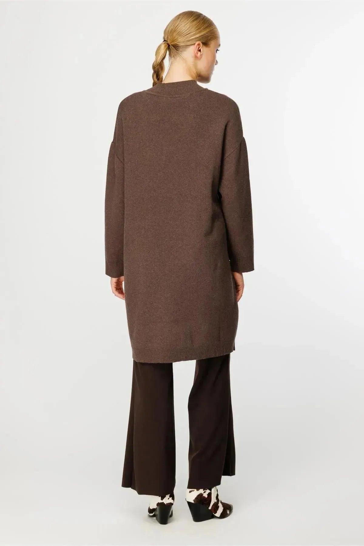 Knitted Tunic with Side Buttons