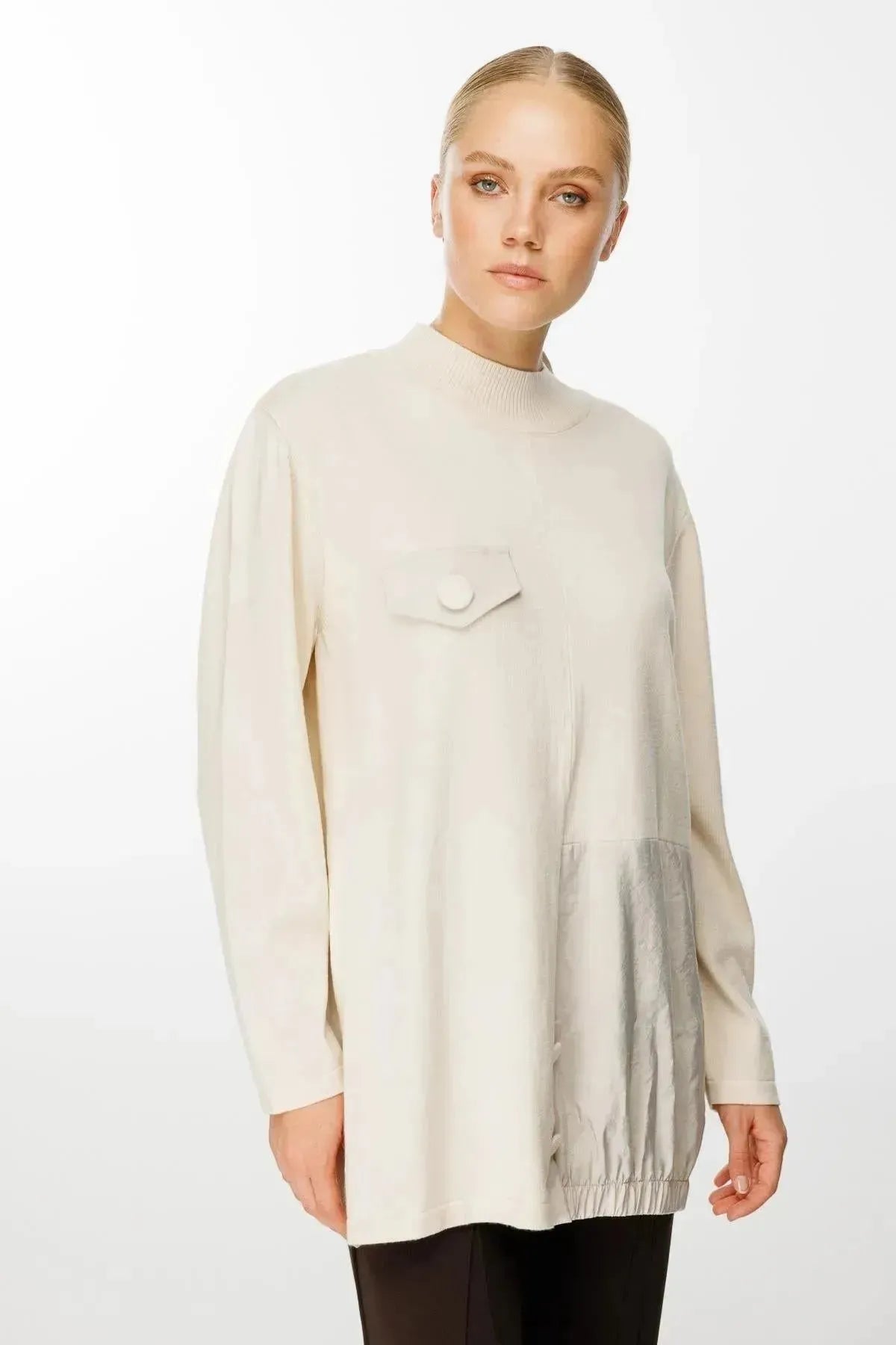 Combined Knitwear Tunic