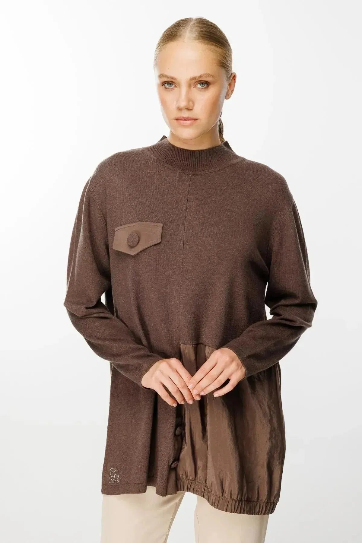 Combined Knitwear Tunic