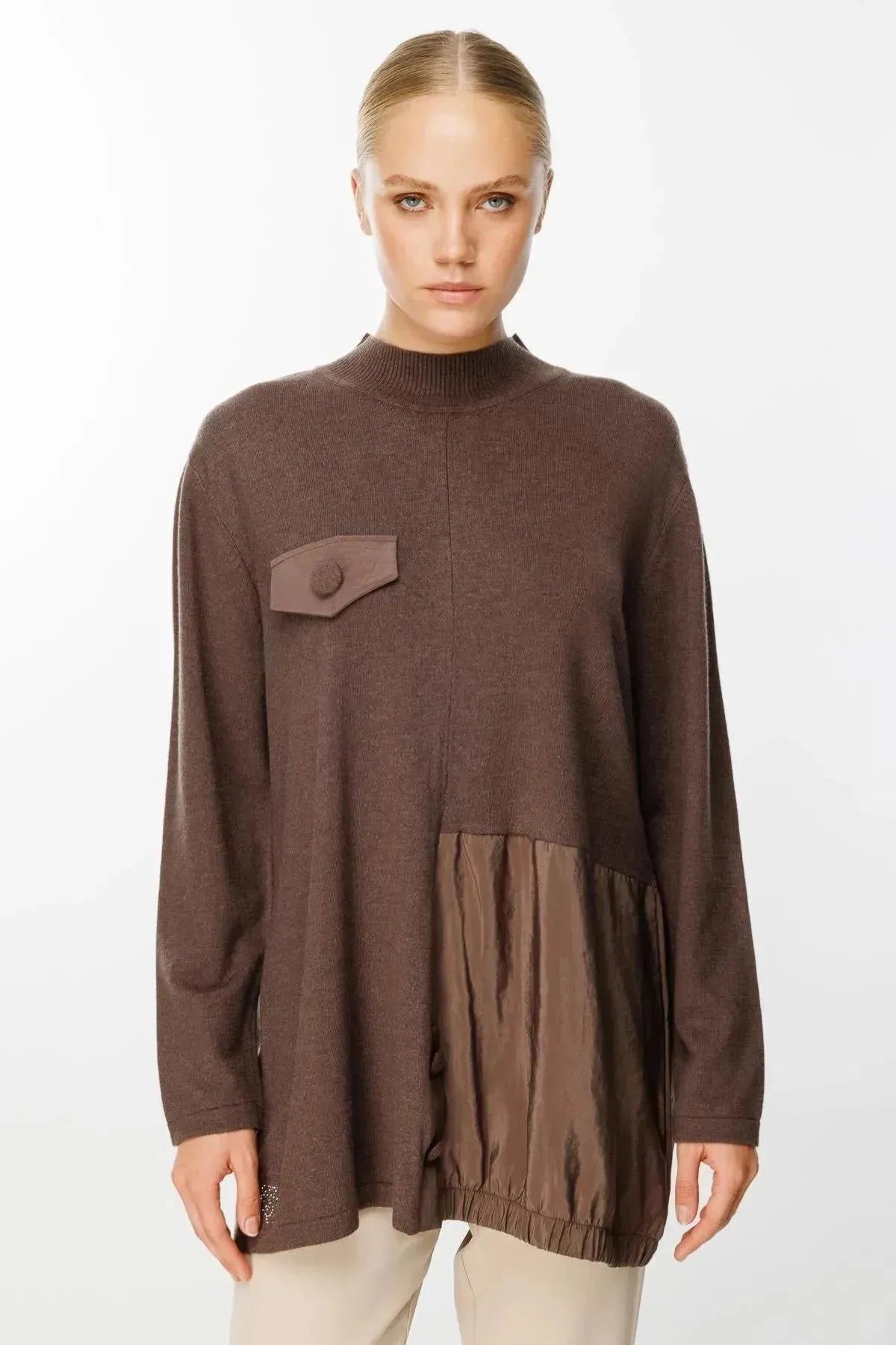 Combined Knitwear Tunic