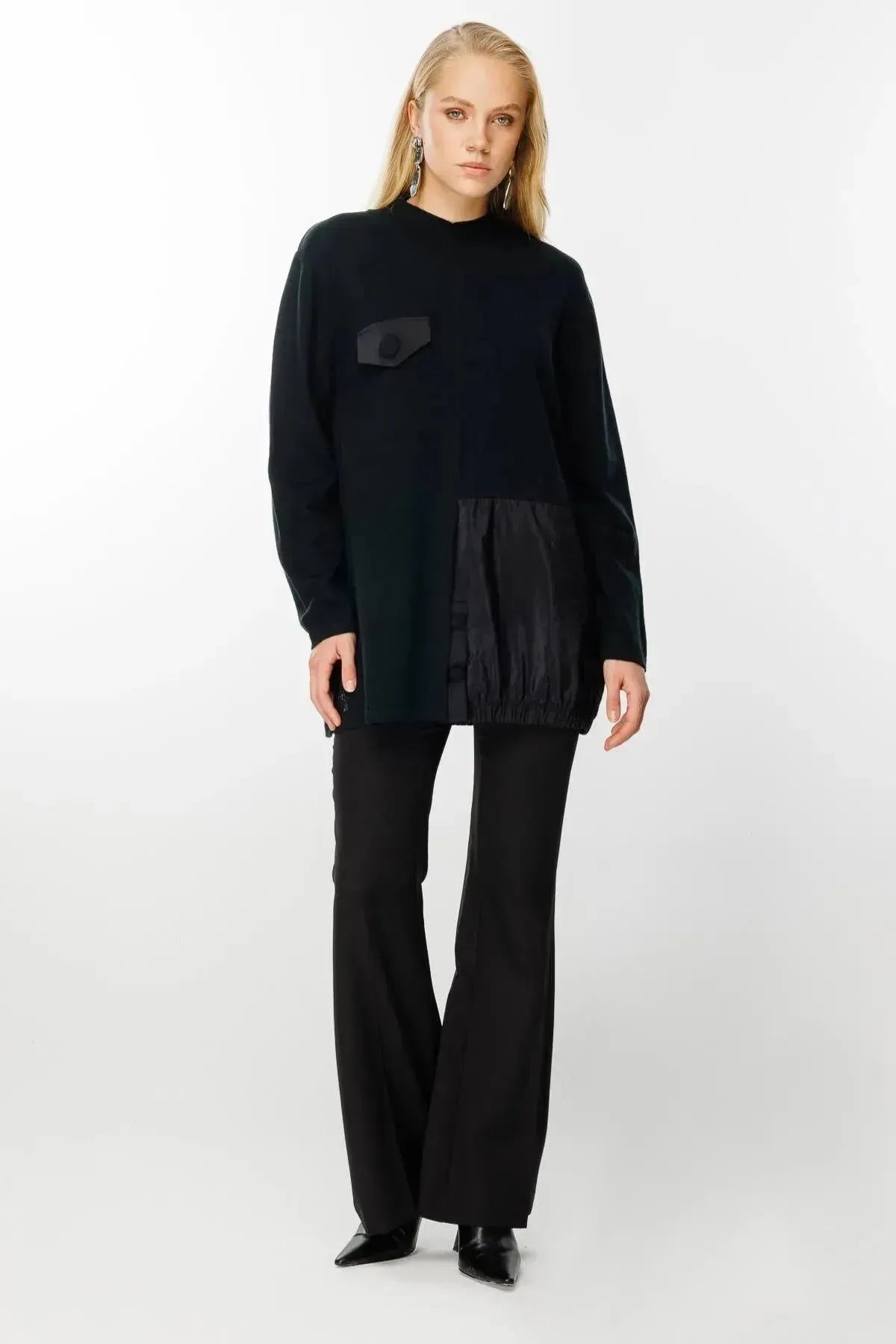 Combined Knitwear Tunic