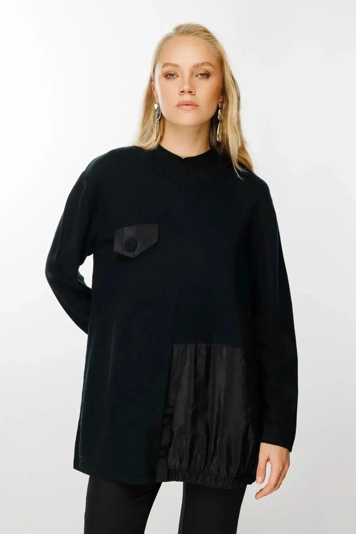 Combined Knitwear Tunic