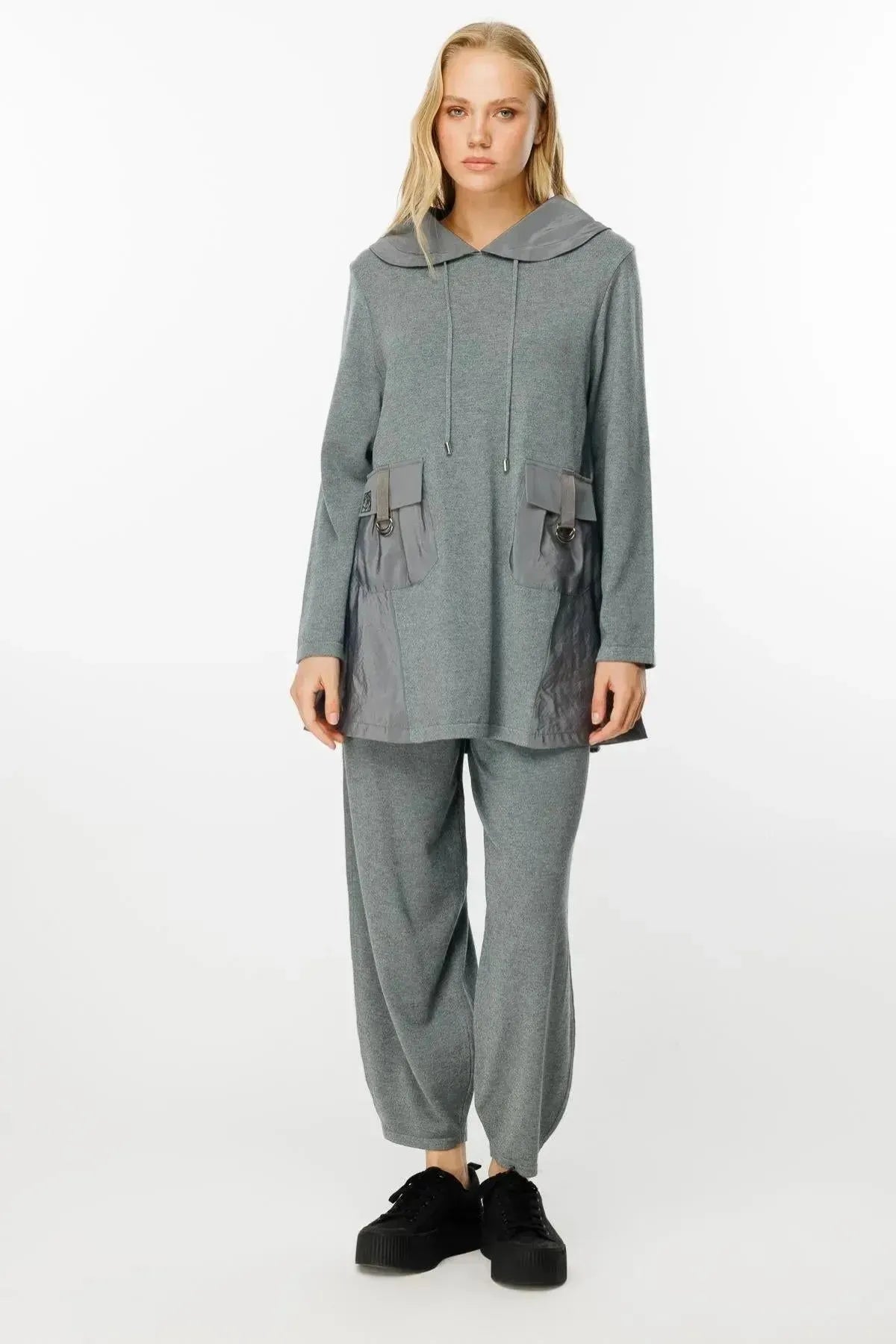 Pocket Detailed Tunic Trouser Set